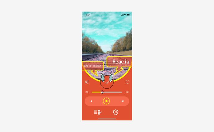 Daily UI / Day9 - Music Player