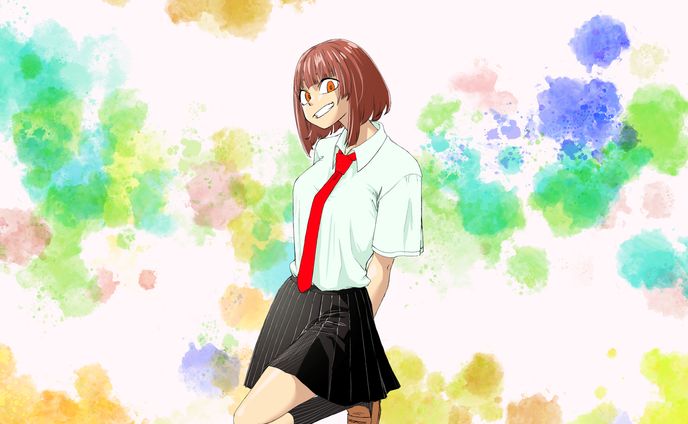 赤目の赤ネクタイ