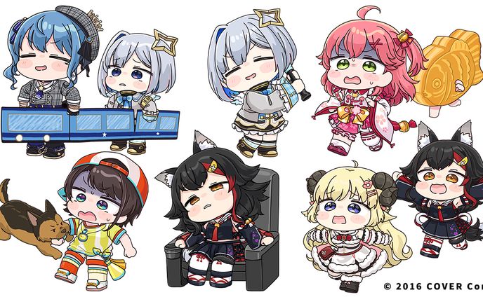 編集、グッズイラスト