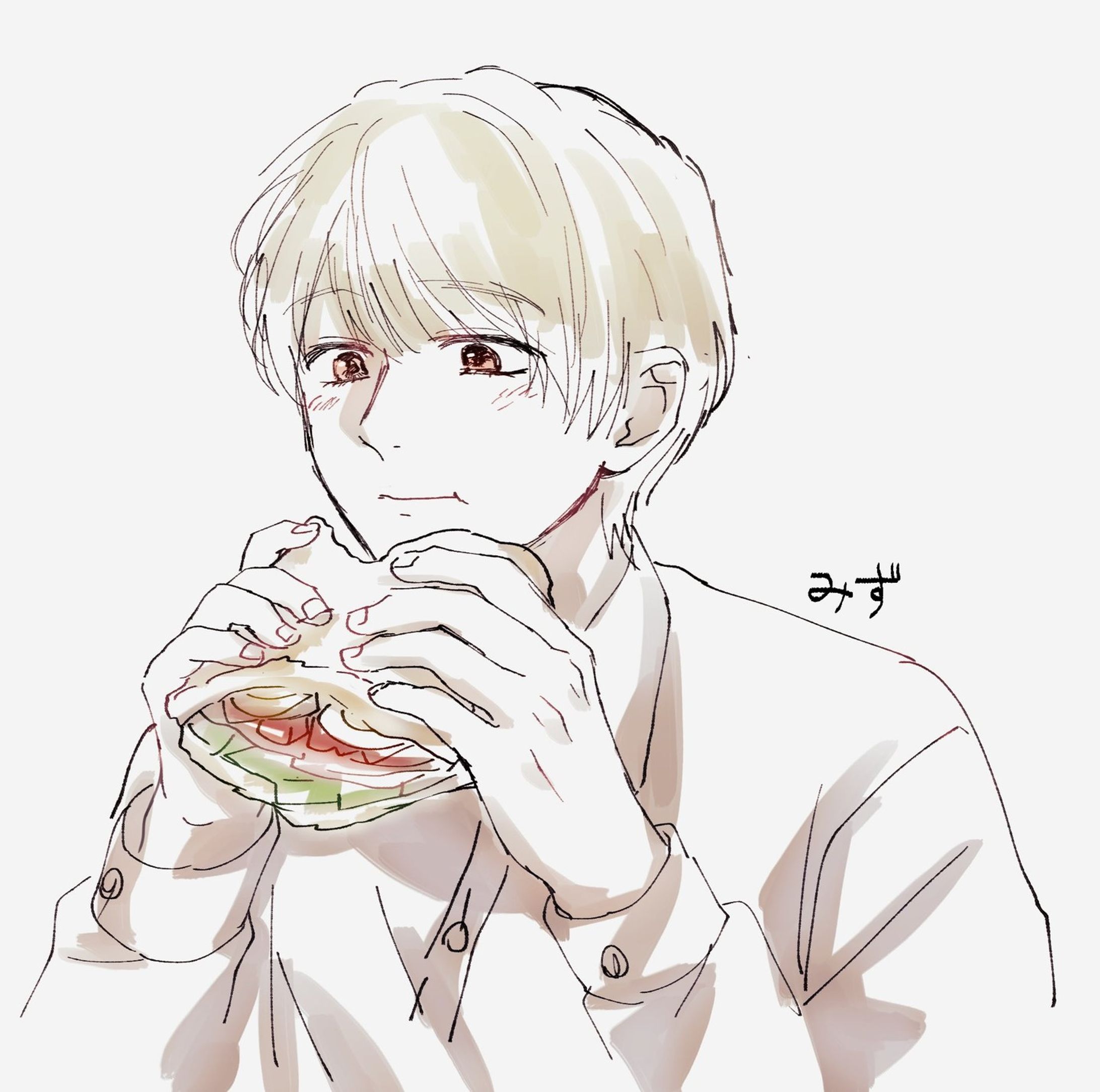 🥪

#artwork #paintings #japanartwork #japaneseartist #drawing #drawings #artworks #創作 #イラストレーター #絵画 #アートワーク#originalcharacter #art #artwork #digitalart #illustration #illust
#characterdesign #girlillustration-1