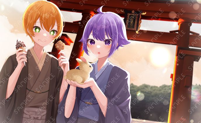 るも。さまよりグッズ用イラストのご依頼