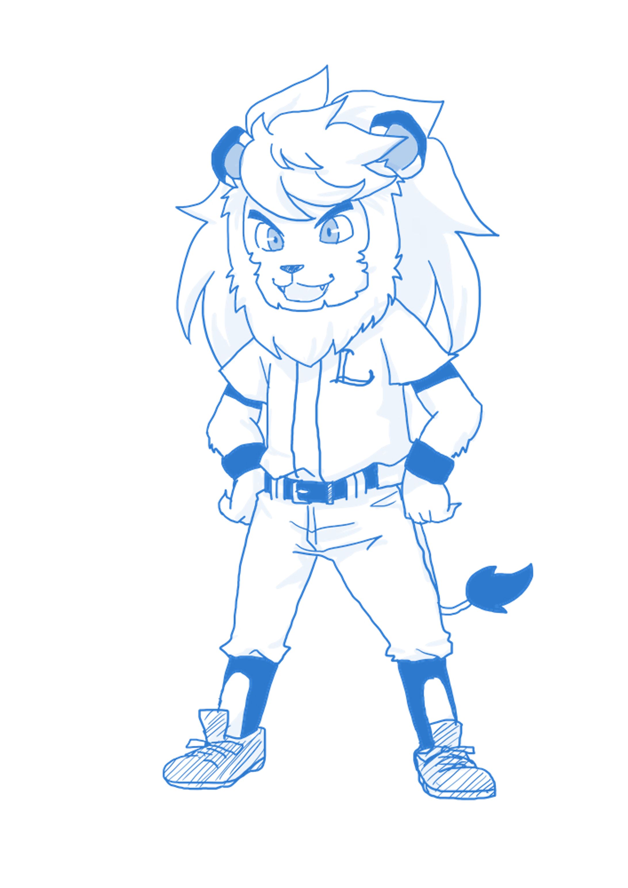 野球マスコットファンアート-1