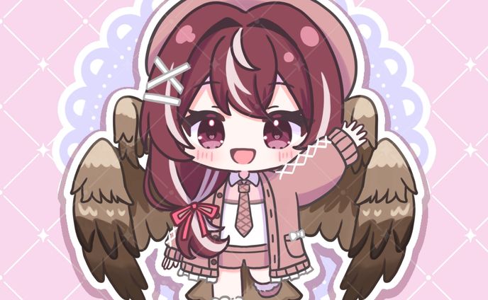 無限大プロモーション所属 紋鷲かすめ様 ミニキャラ