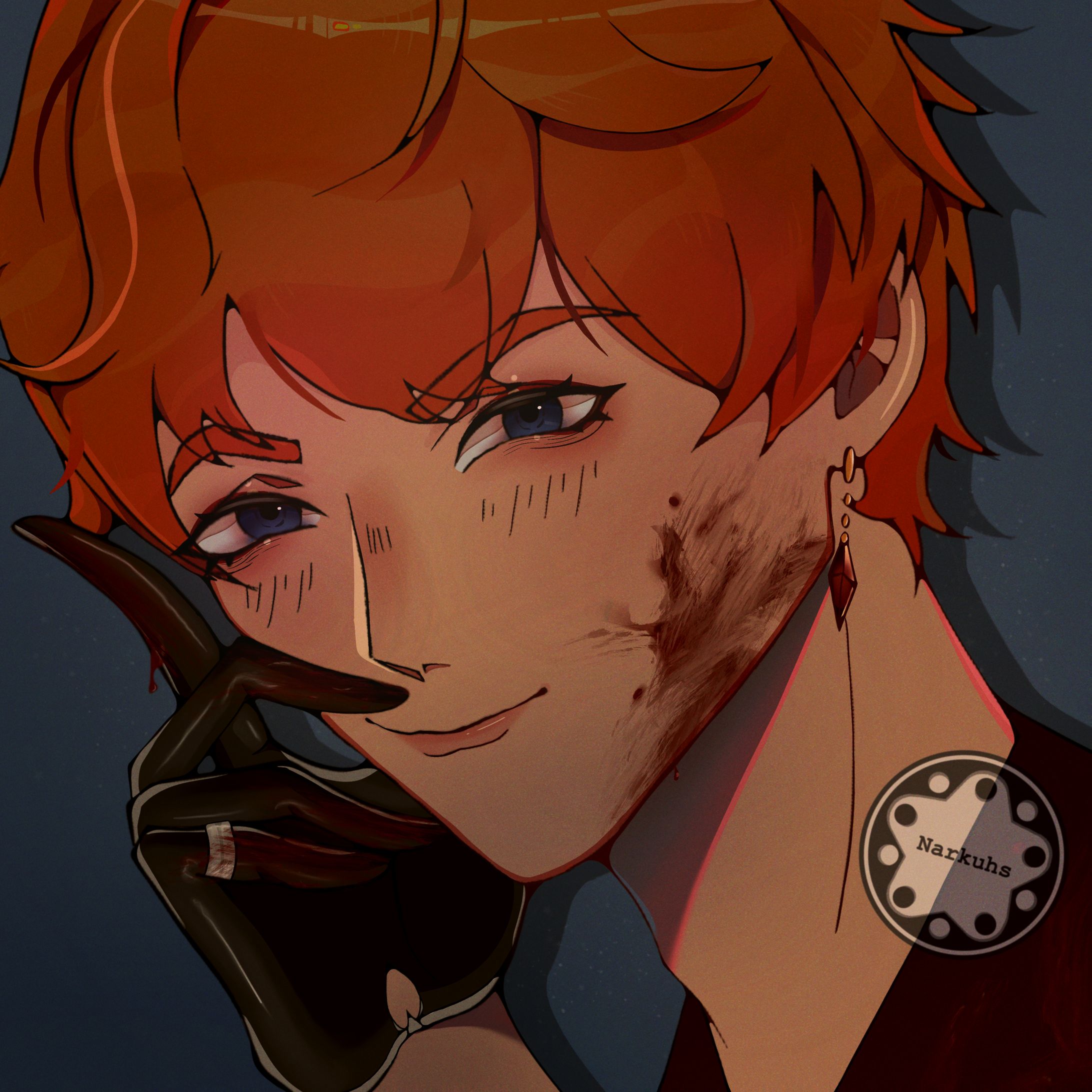 Sly fox 🦊💦 // childe fanart-1