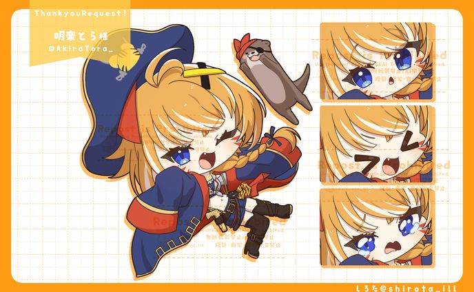 【イラスト】明楽とら様SD