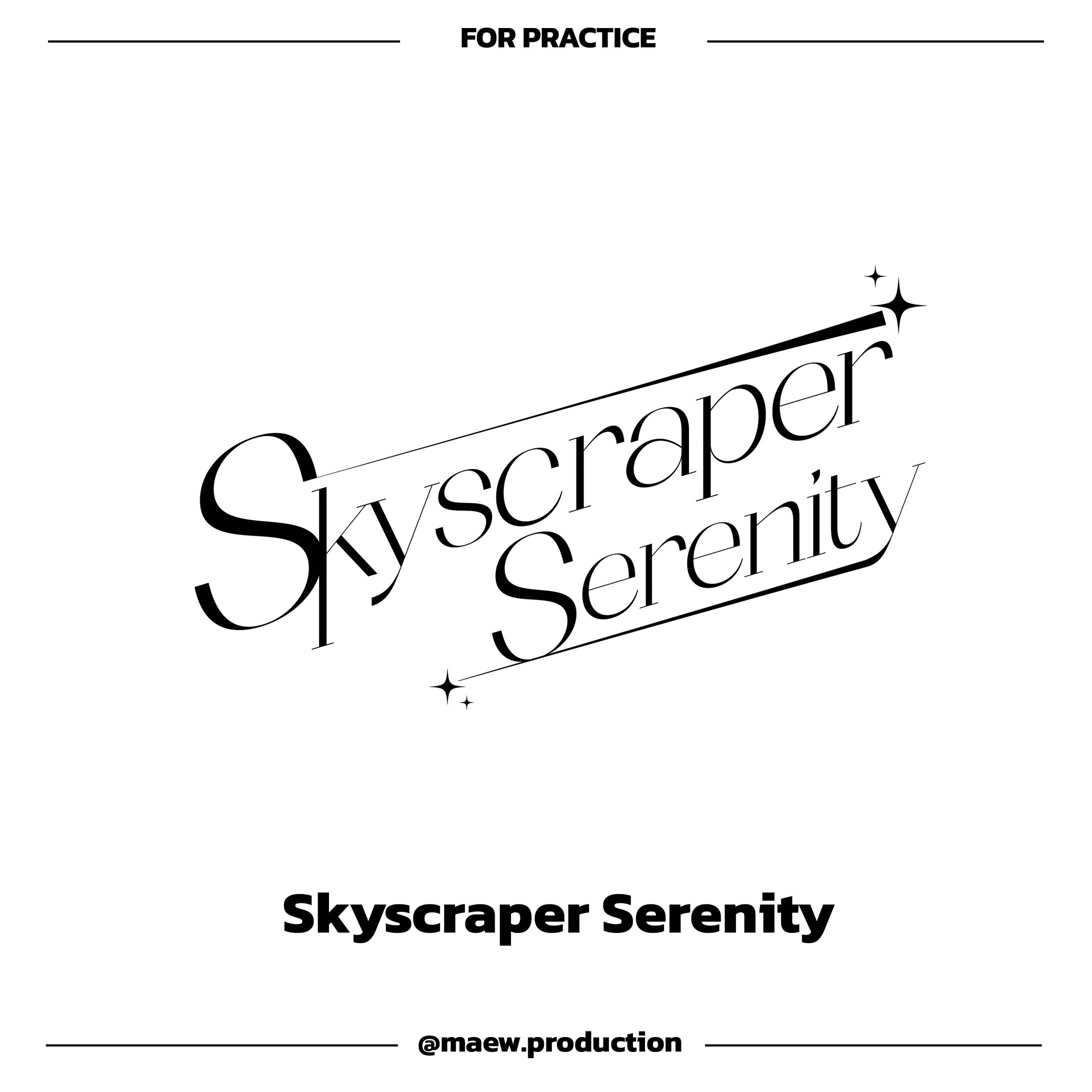Skyscraper Serenity | ✦ Typography ✦-1