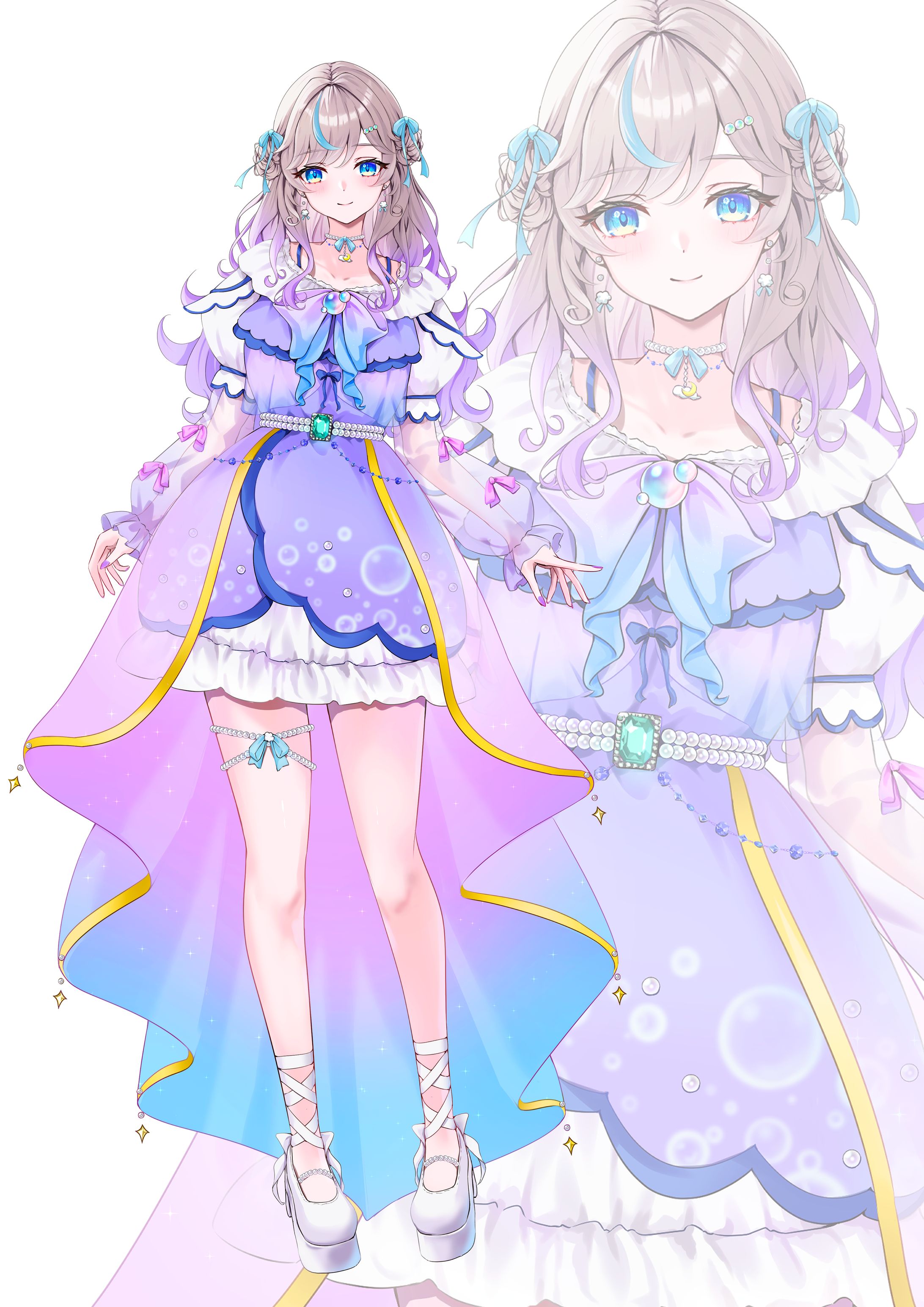 揺海ねむ様　IRIAM立ち絵&キャラクターデザイン-1