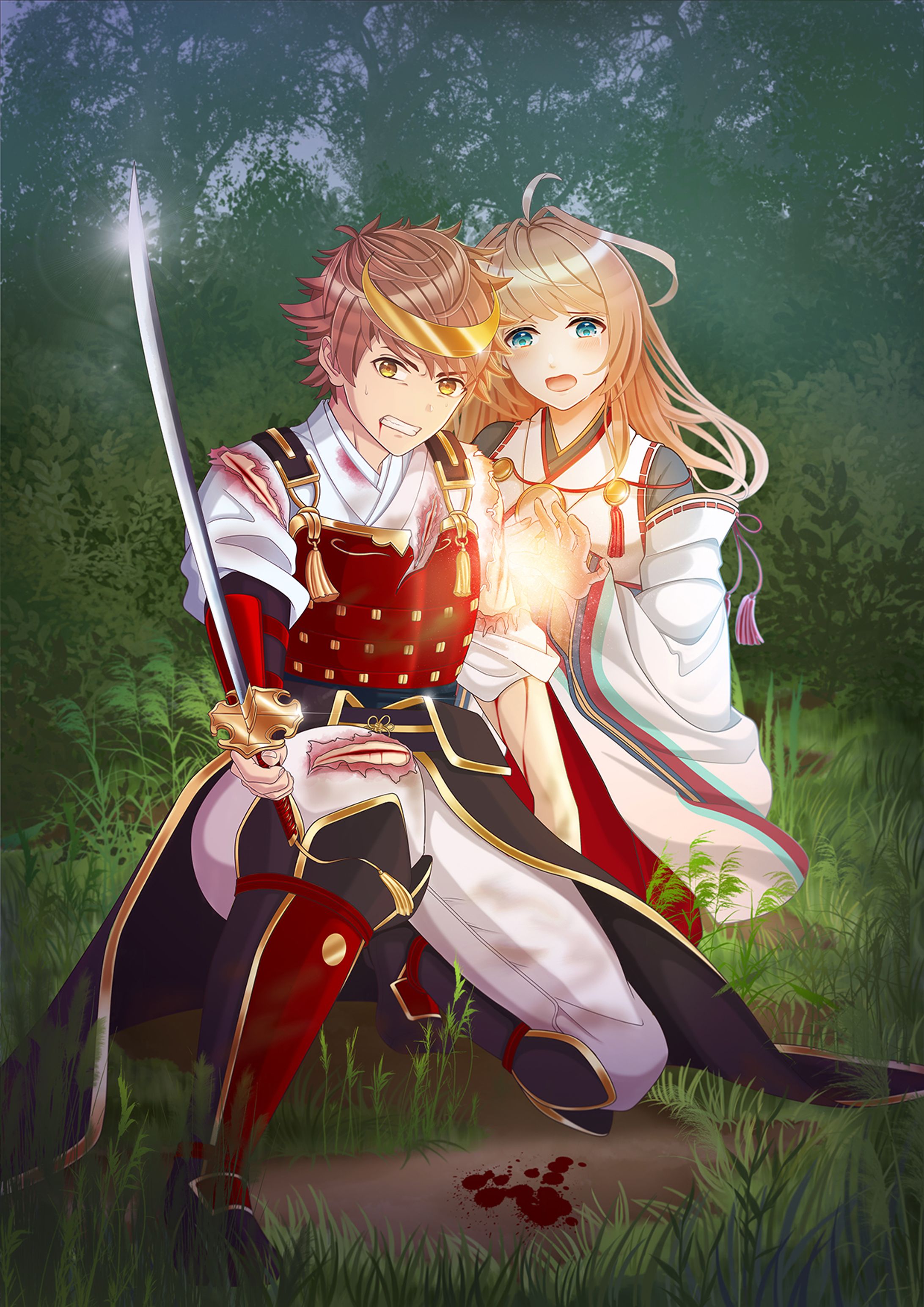 【仕事イラスト】和風作品のスチル絵❷-1