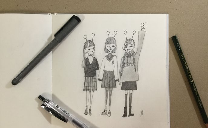 宇宙人女子