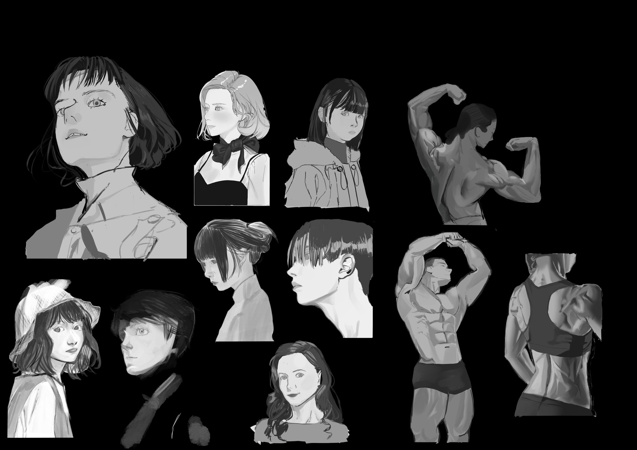 クロッキー数点-1