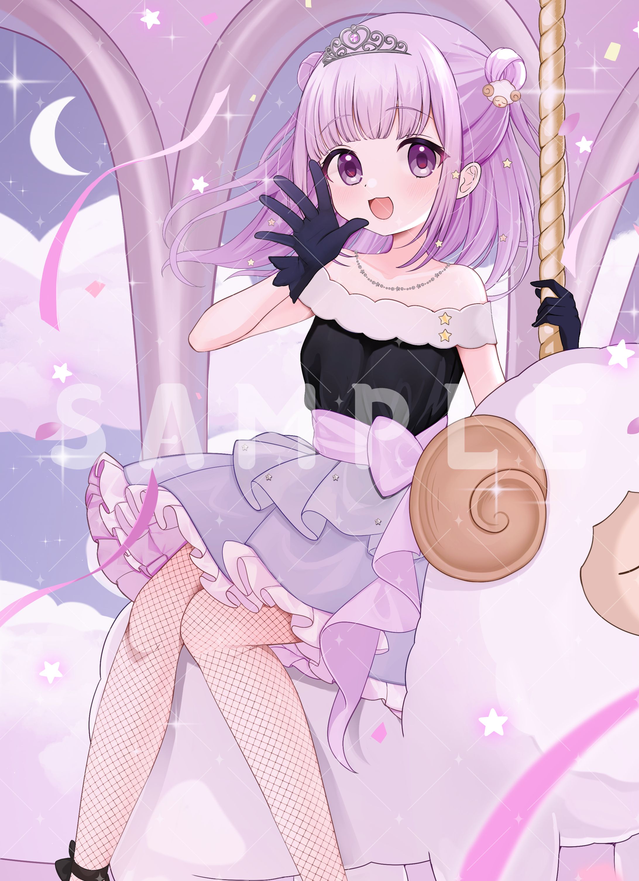 Vtuber事務所『からくり』所属　夢未ここあ様 お誕生日記念のイラスト-1