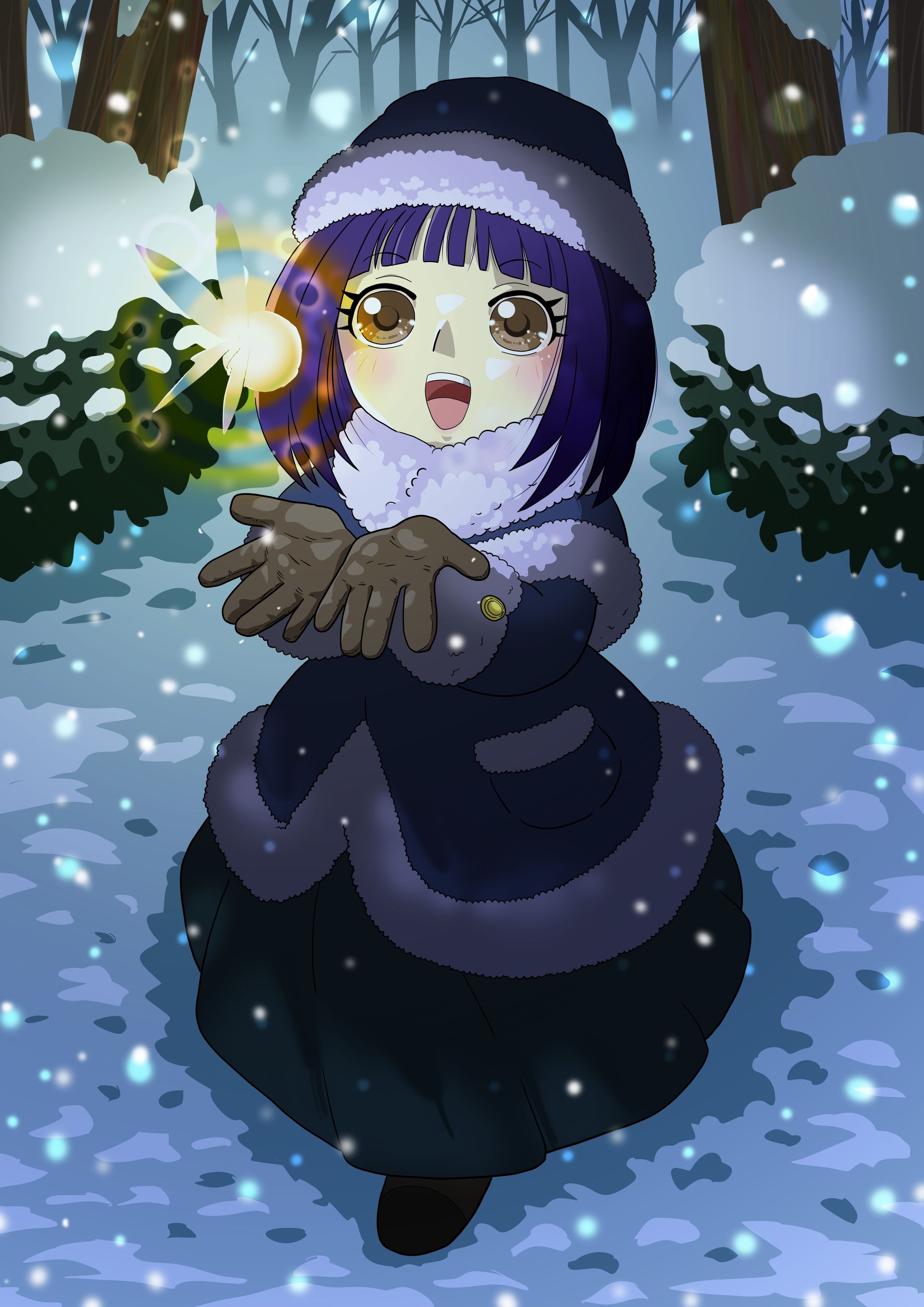 ARTstreetコンテスト用「冬」イラスト-1