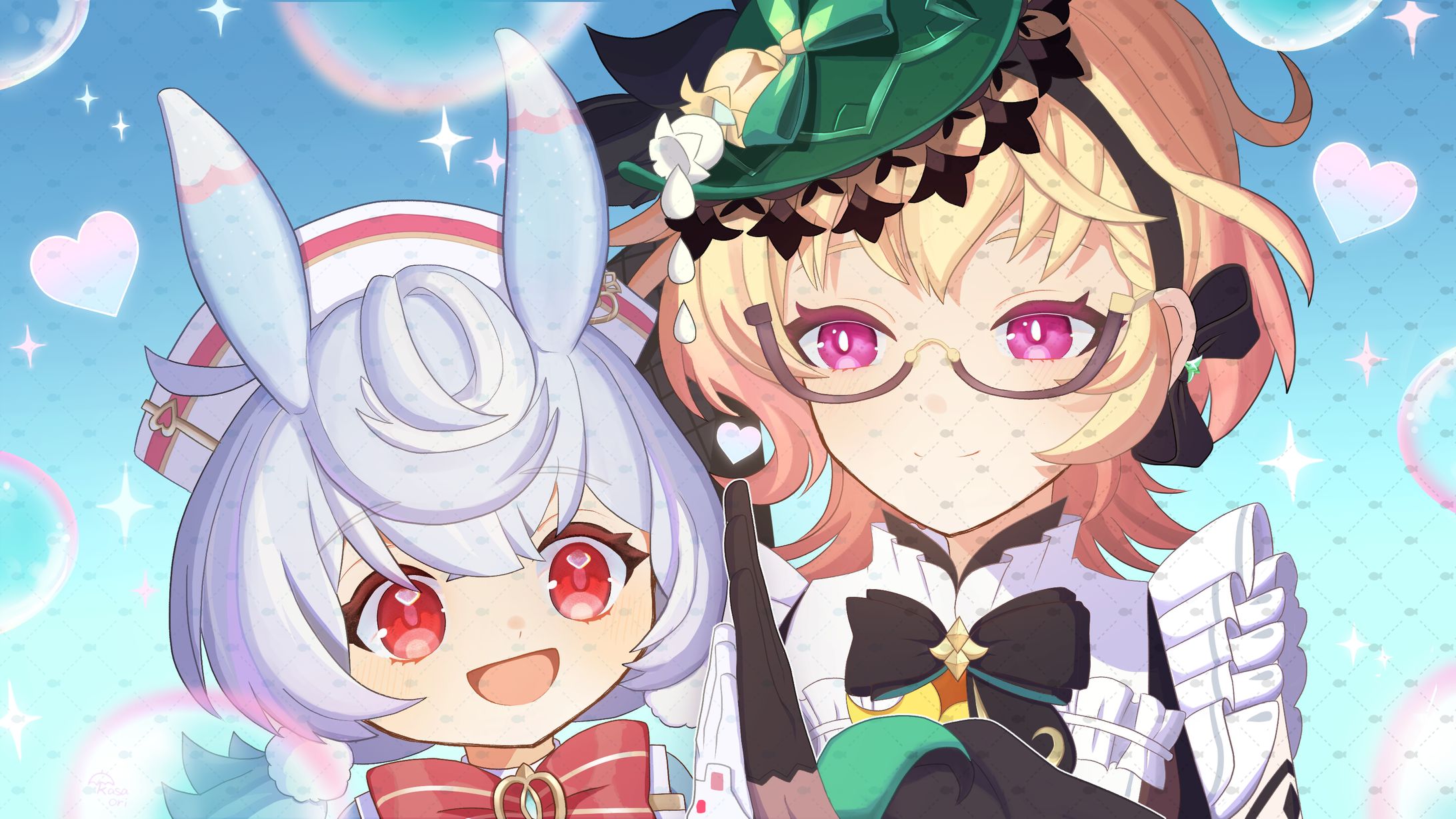 シグウィンちゃんとエミリエさん-1