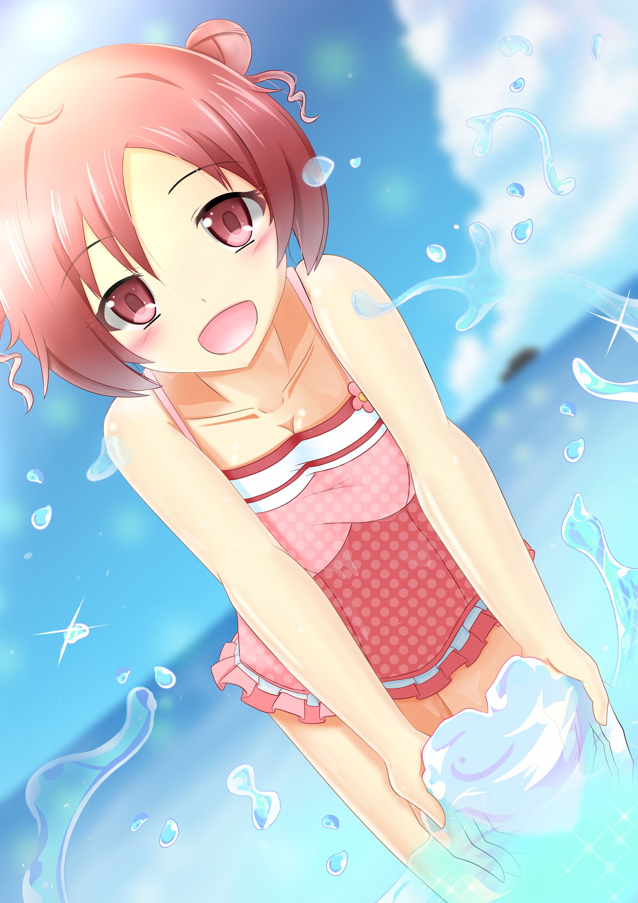 （個人リクエスト）メグの色違いチノ水着-1