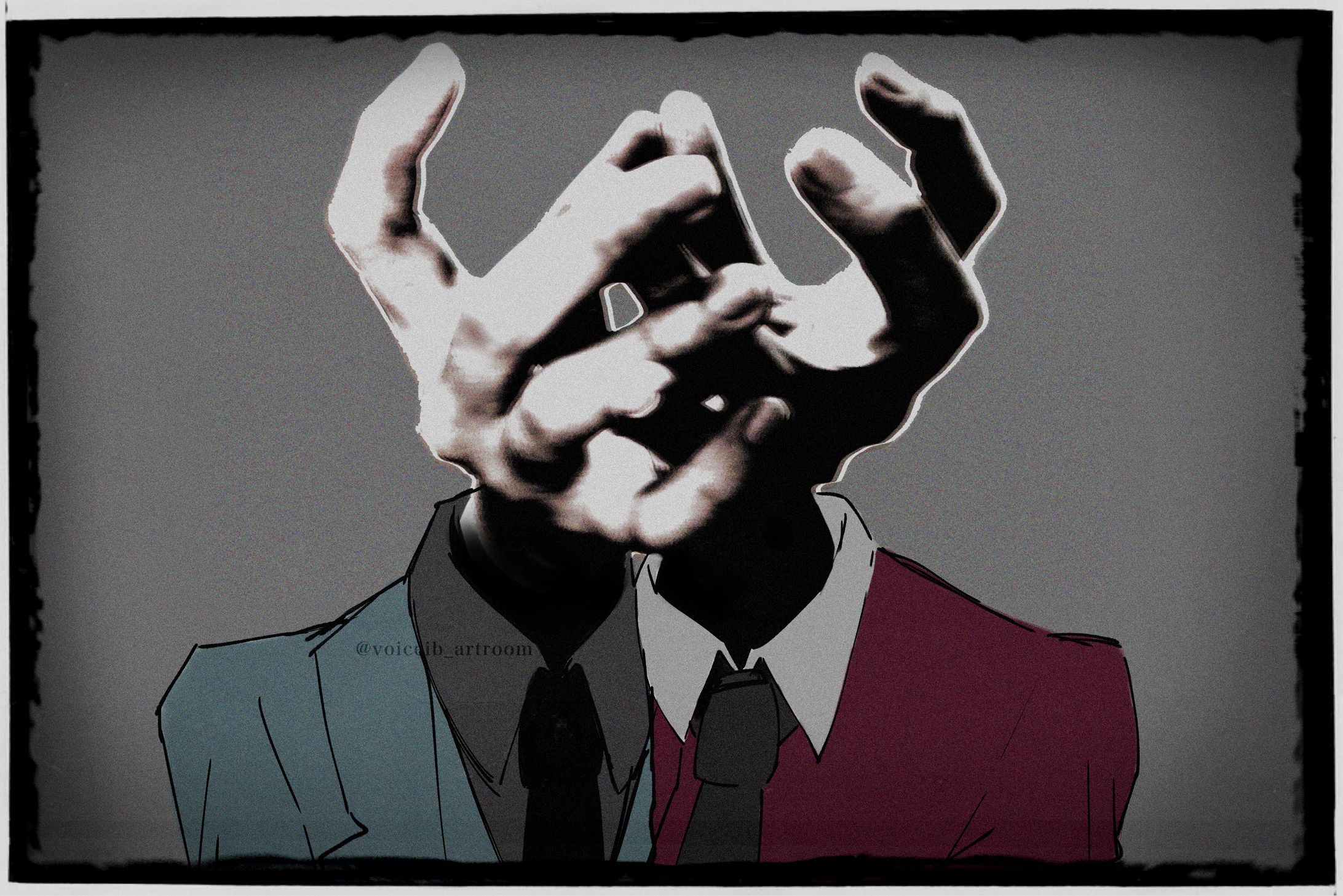 オリジナル作品「hands  twins」-1