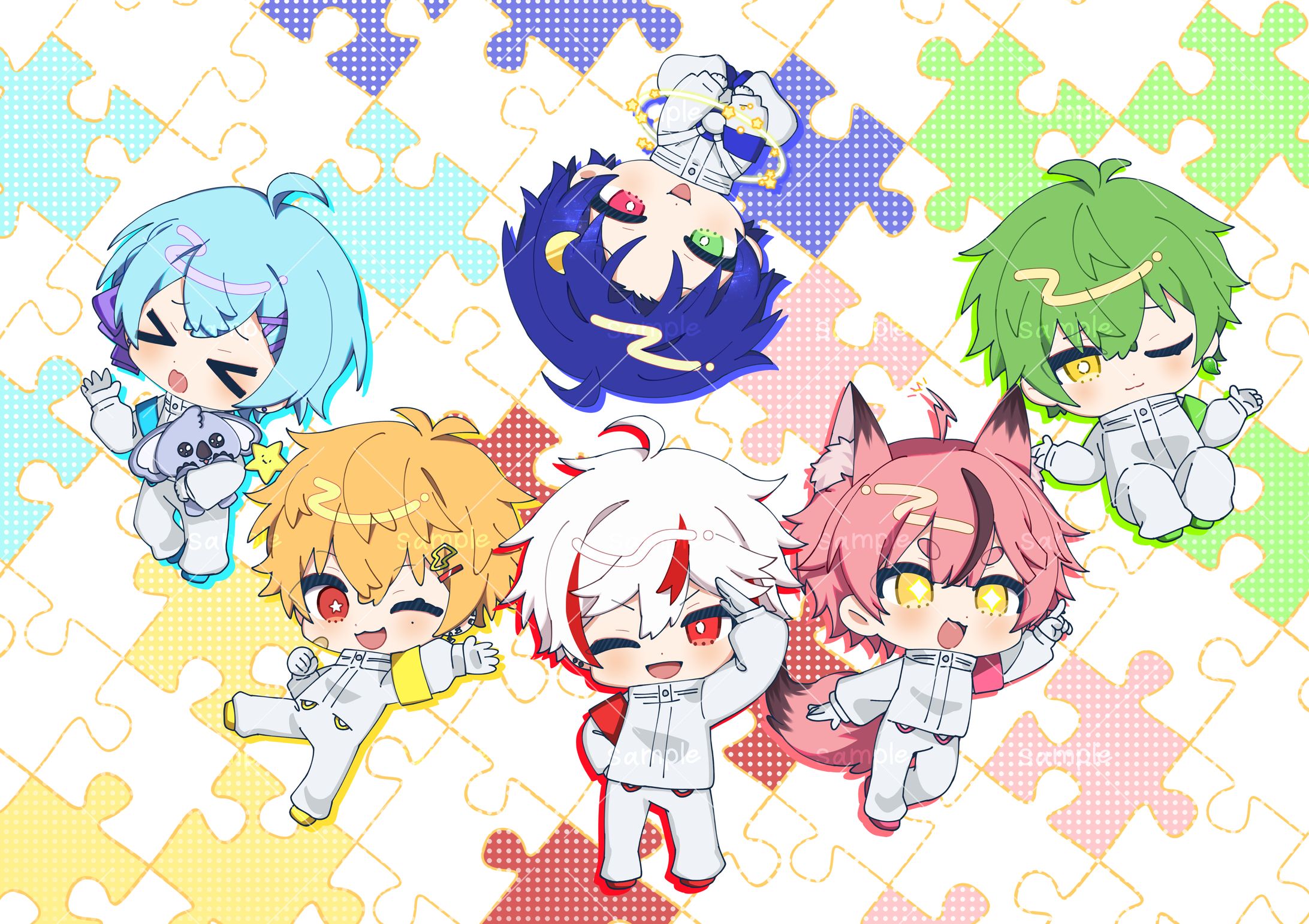 【Piece Palette様】歌ってみた「にっこり^^調査隊のテーマ」イラスト担当-1