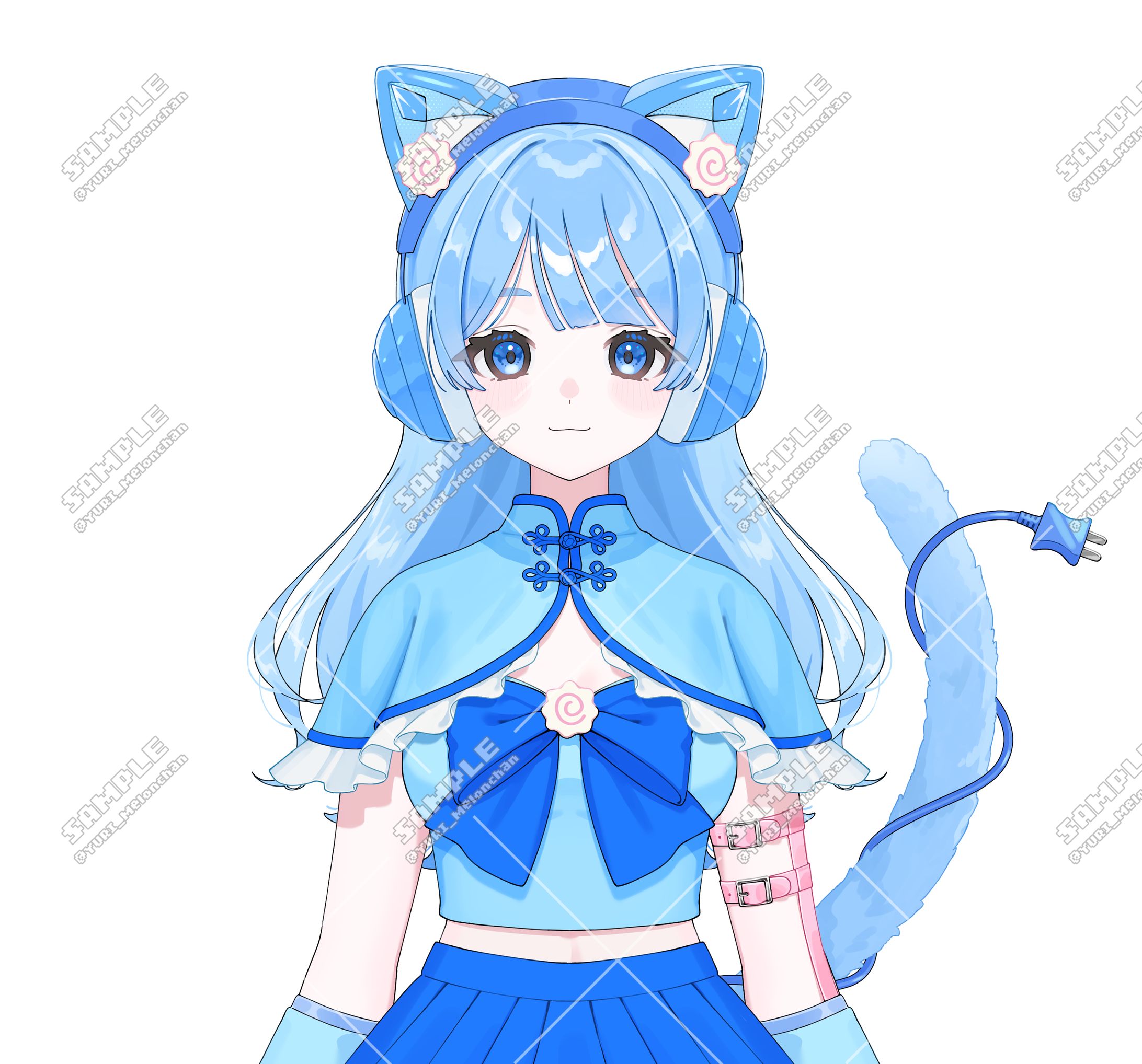 vtuber鳴門こいる様 Live2dパーツ分けイラスト-1