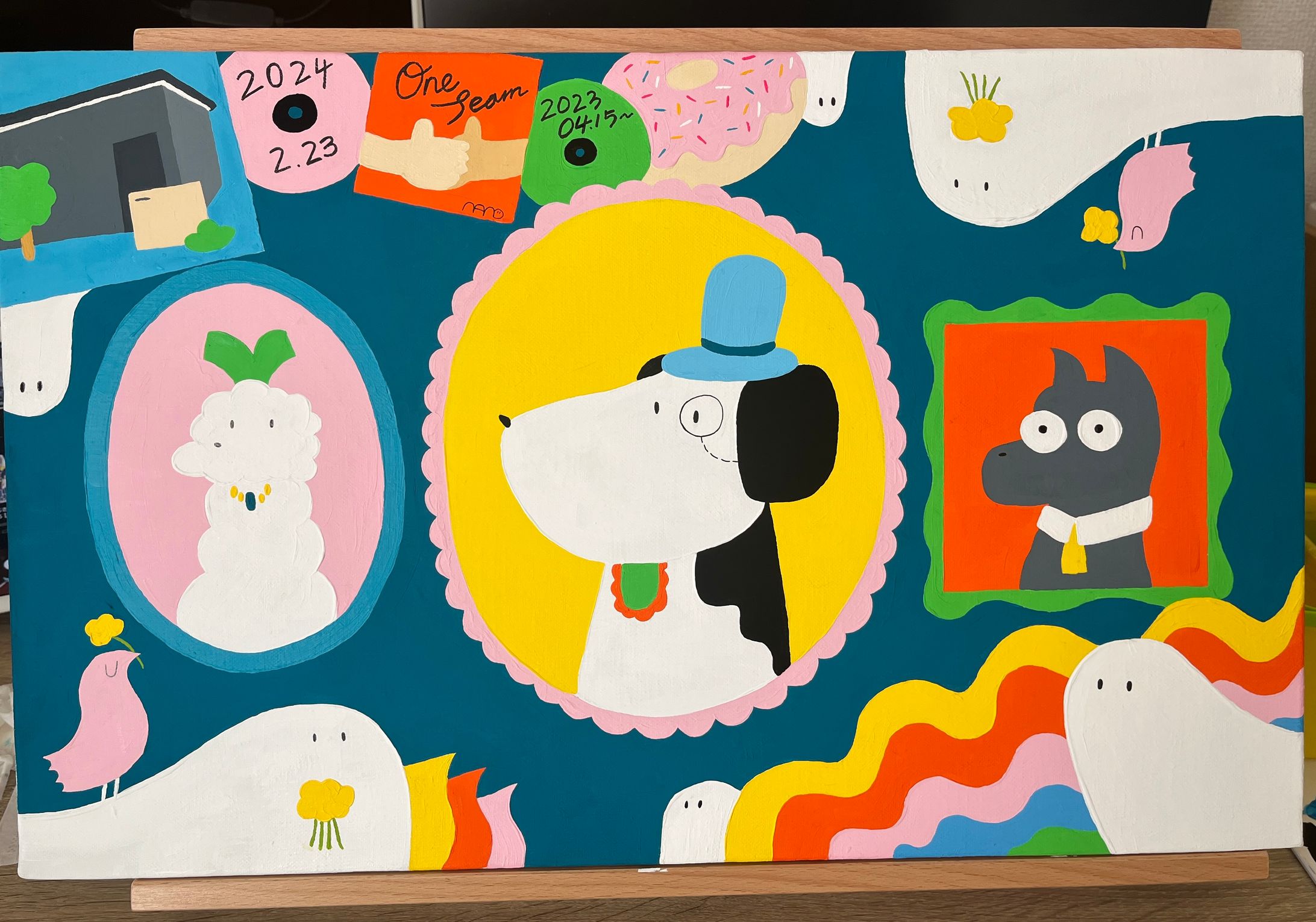 【アクリル画】依頼作品-1