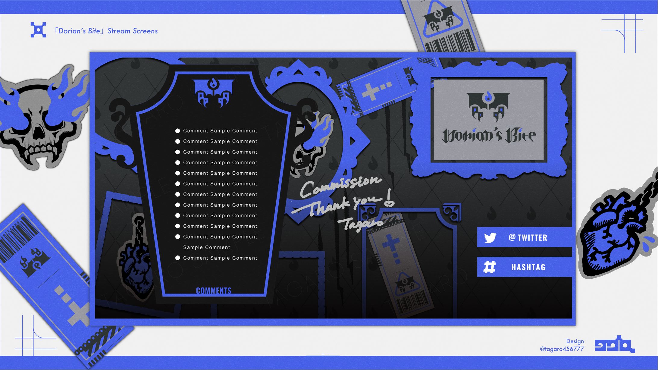  「Dorian's Bite」stream design-1