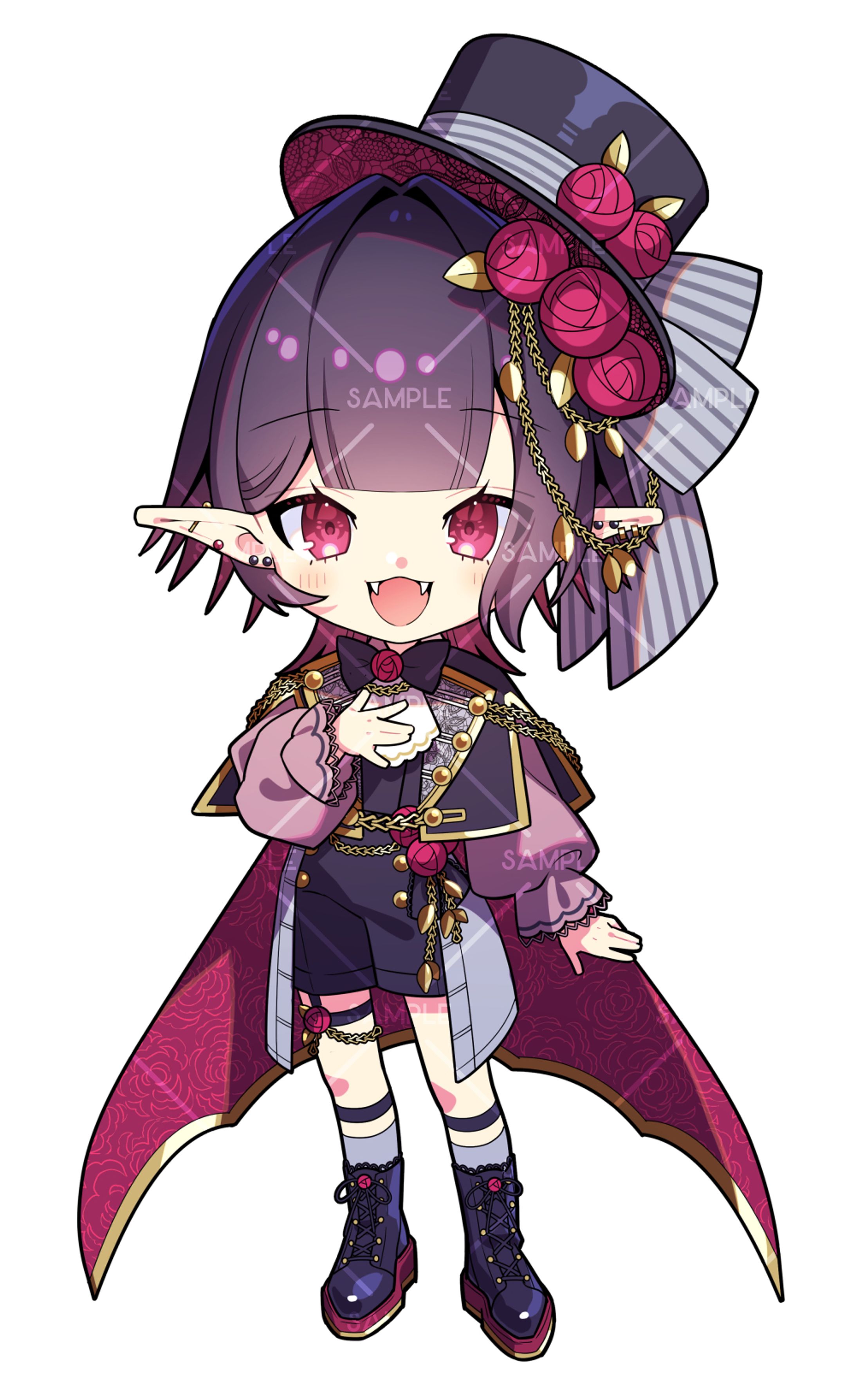 來雅りあ様 / IRIAM用SDキャラ立ち絵-1