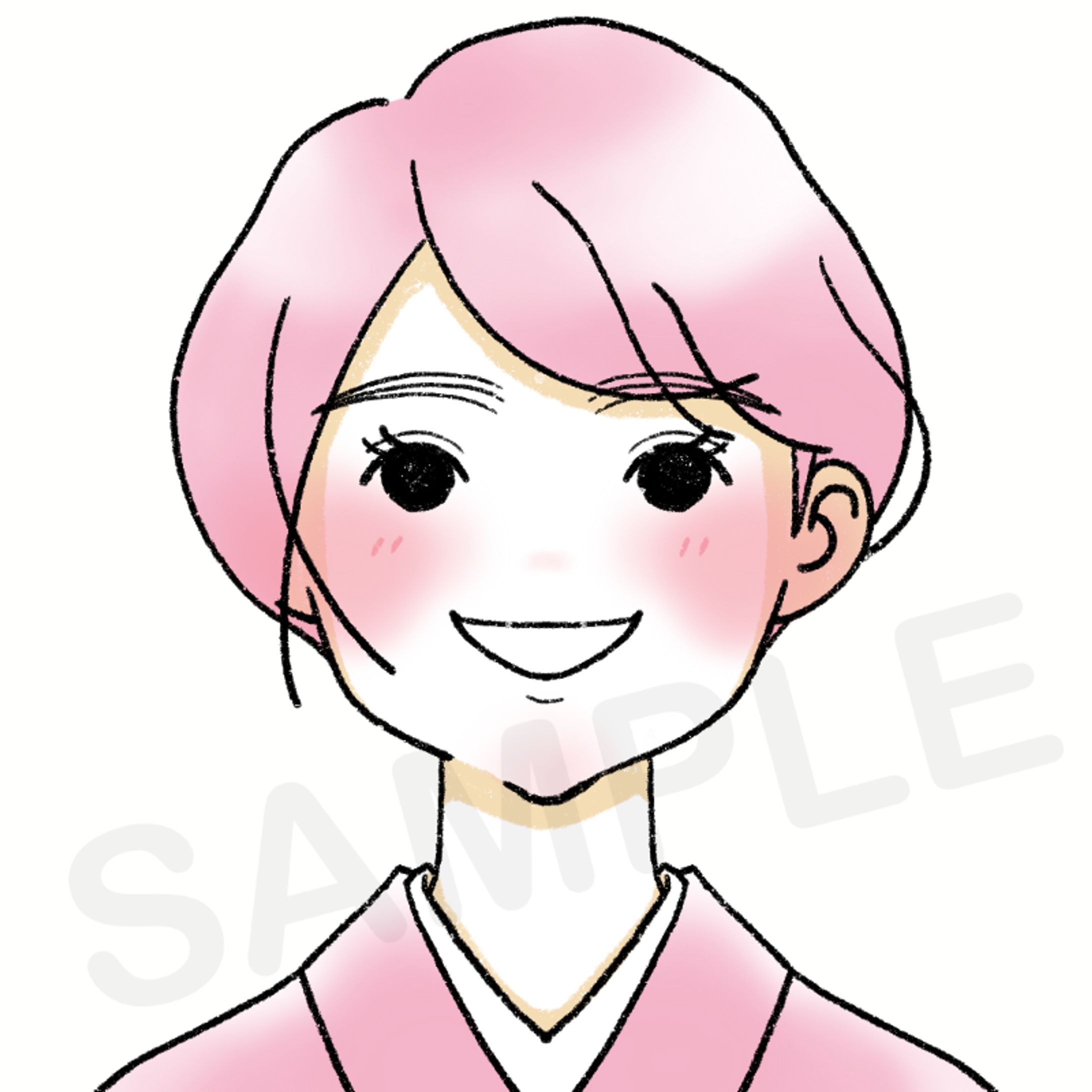 似顔絵｜ゆみ様-1