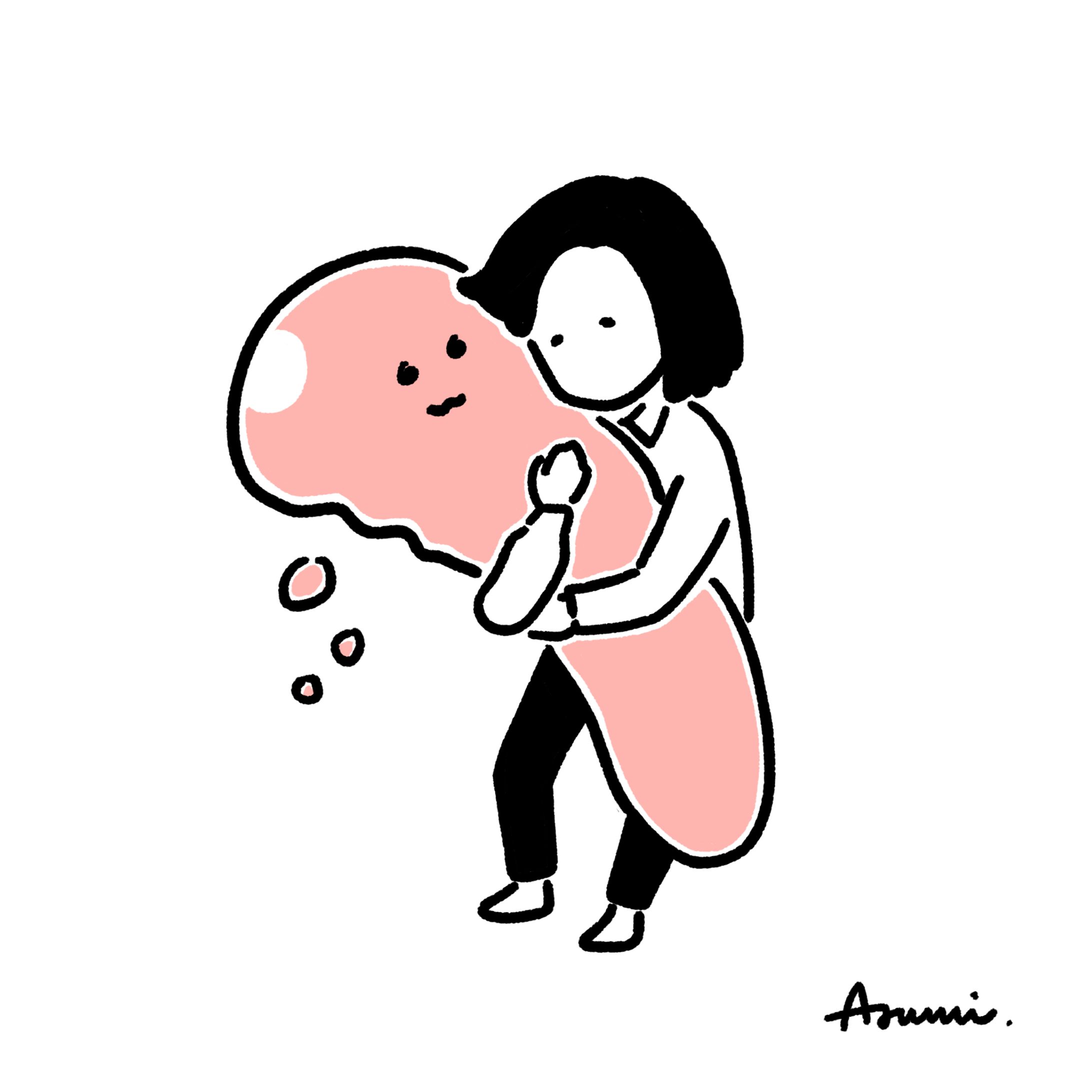 こぼれ明太子くんと勉強家な男の子-1