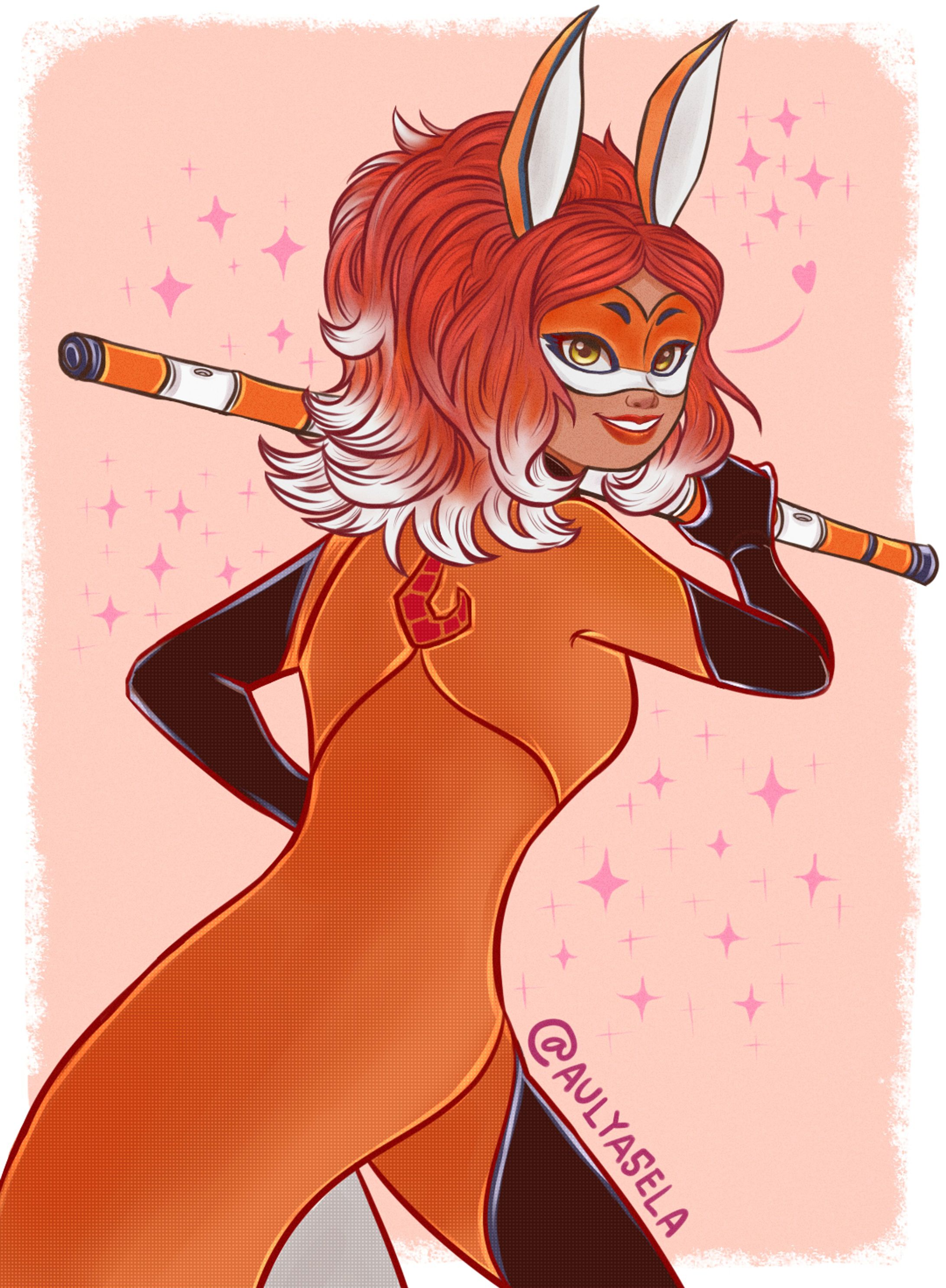 Rena Rouge Miraculous S6 Fan Art-1