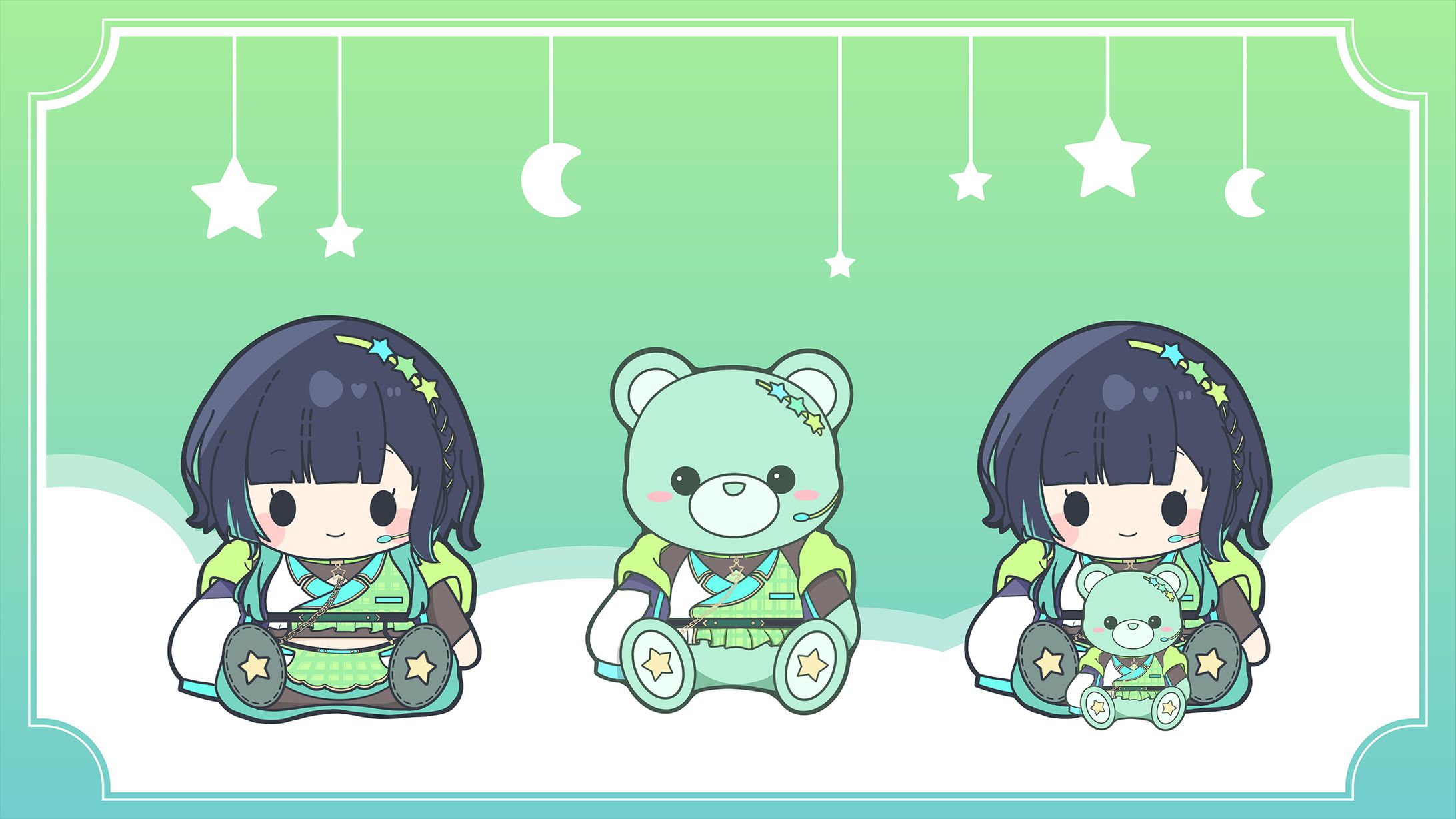 咲顔栞子様/ぬいぐるみ風いらすと-1