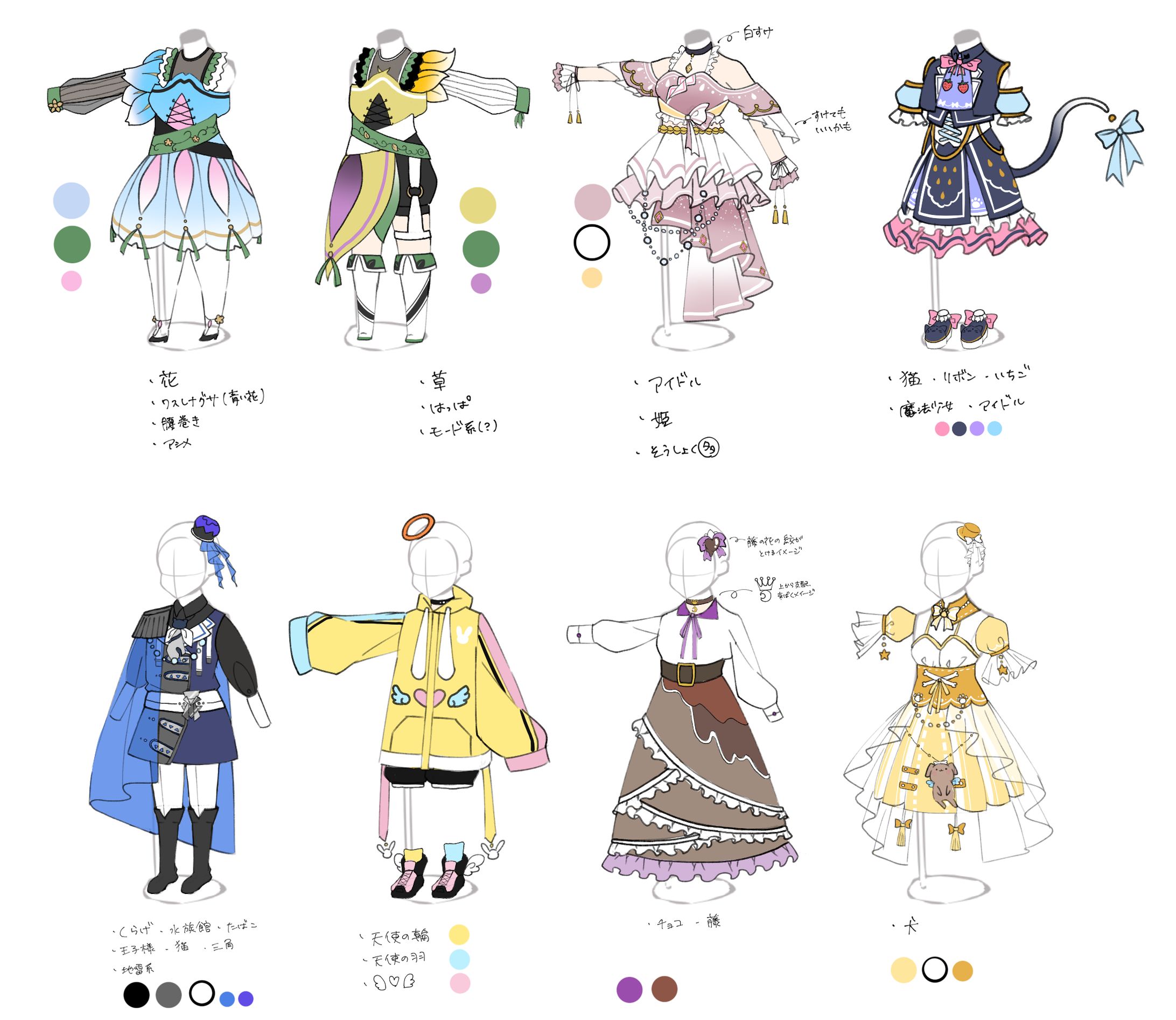 衣装デザイン/依頼まとめ-1