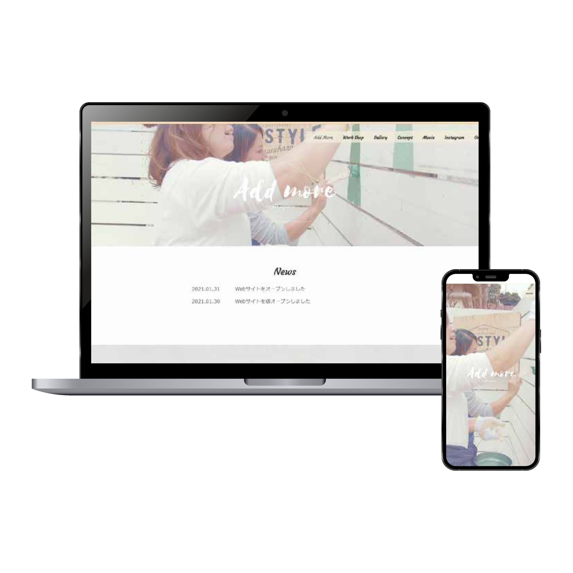 DIY教室用ポータルサイト-1