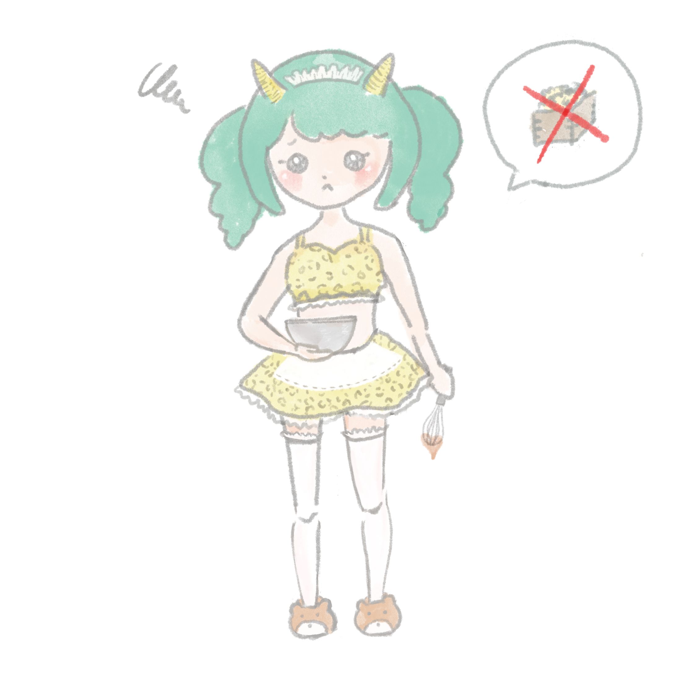 ＜自主制作＞節分✖️バレンタインイラスト-1