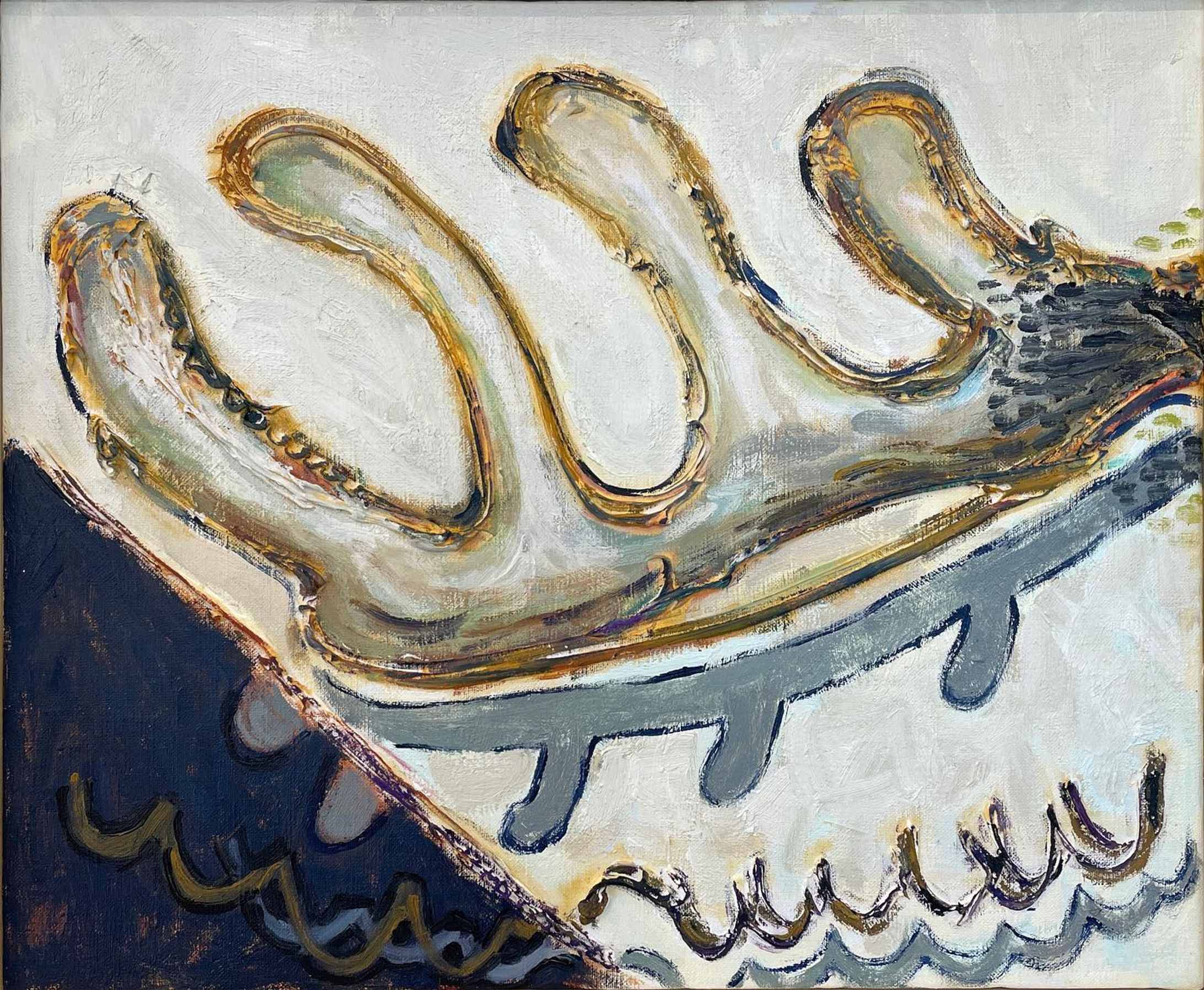 『still life〈sine-前兆〉』
2023年　F8号（380×455mm）

#油彩画 #油絵 #art #oilpainting-1