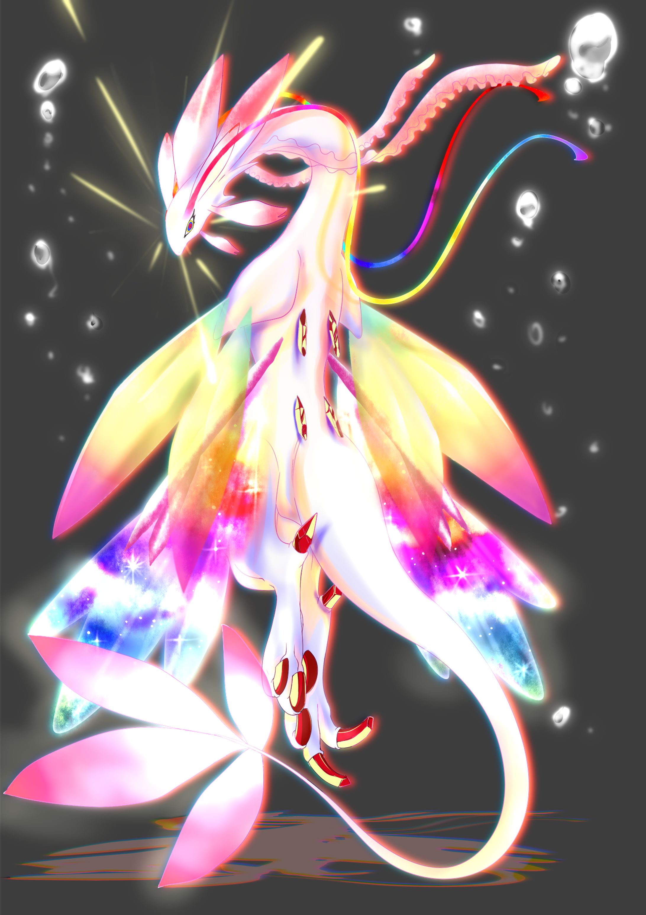 深海に住む発光する龍-1