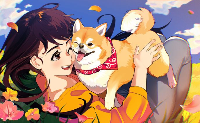 【イラコン】癒やしのひととき