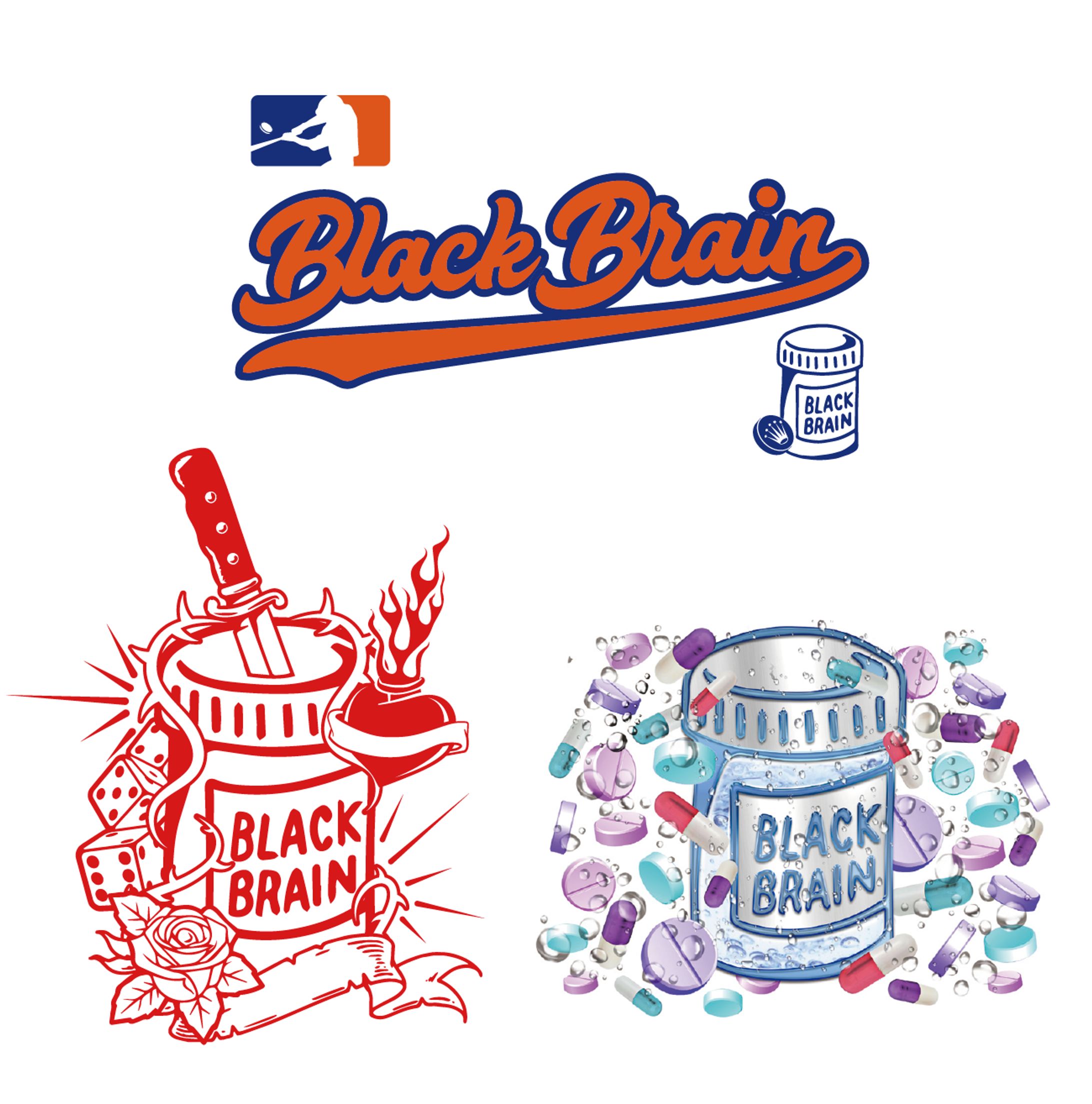 Black Brainアパレル用デザイン | 合同会社フラットライン様(2020~)-1