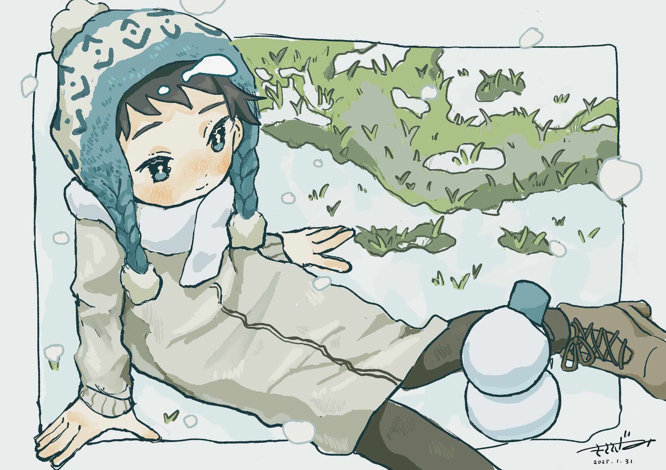 オリジナルイラスト/2025.1.31-1