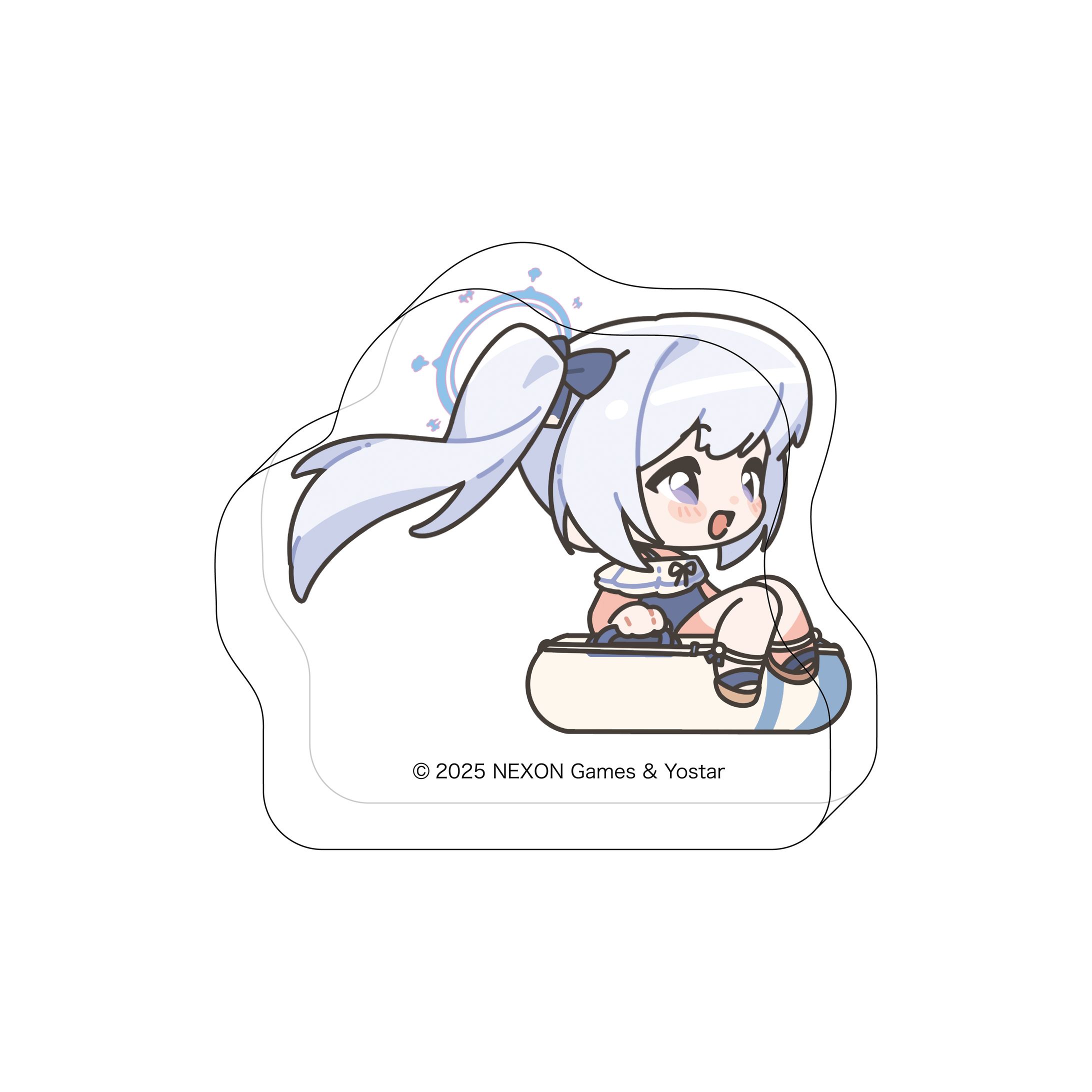 株式会社Yostar Shop ブルーアーカイブ「ミニアクリルブロック（ミヤコ／RABBIT★RUN! ~夏のエビ大作戦~）」他3種 商品企画・デザイン-1