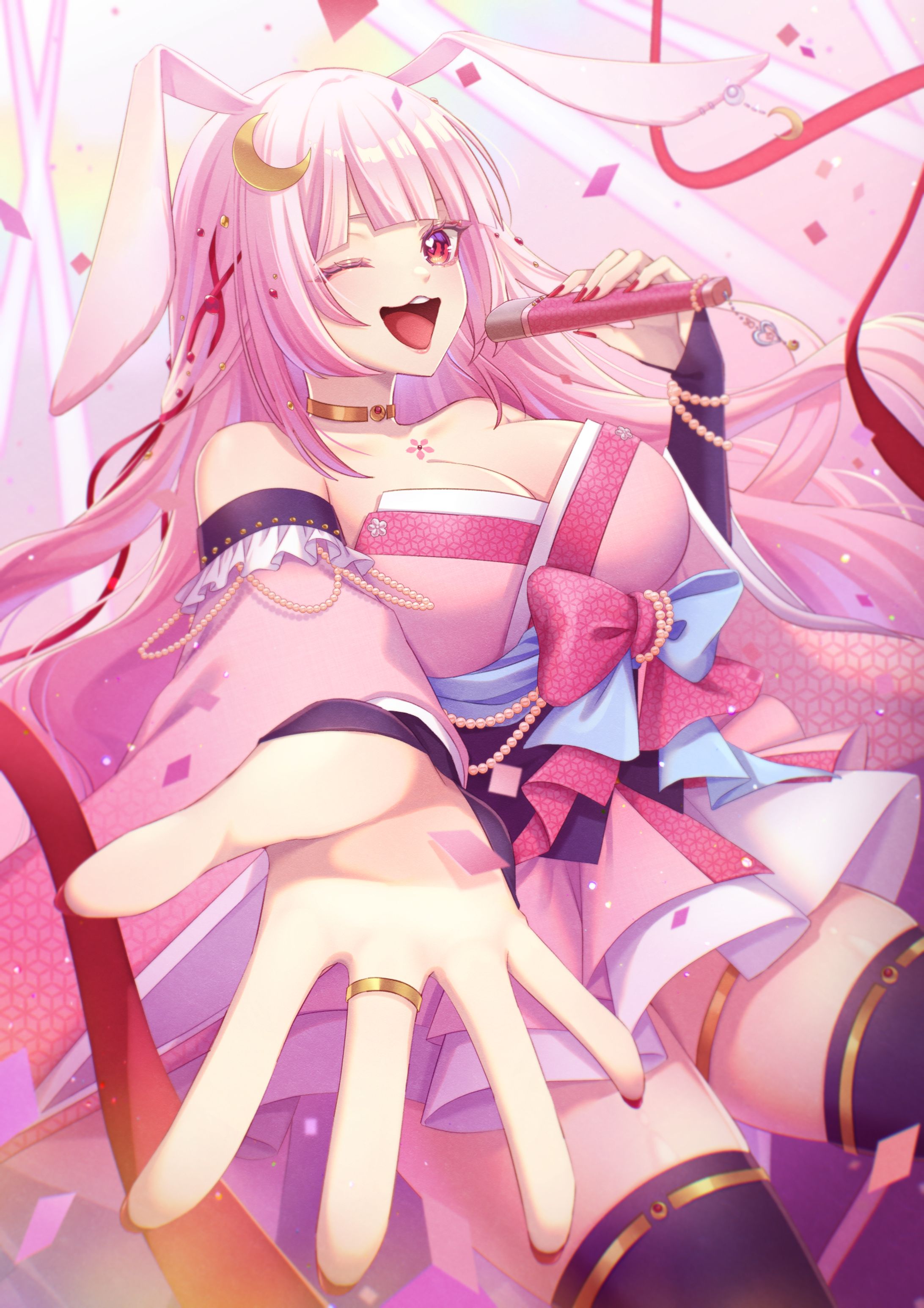 【一枚絵】桜恋路ハクト様-1