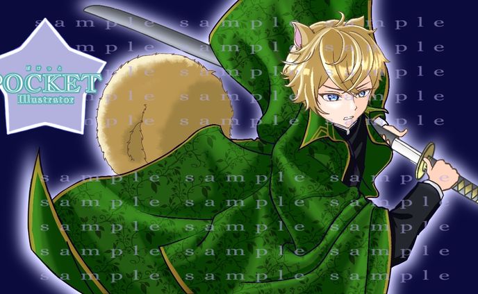 作曲、デフォルメイラスト