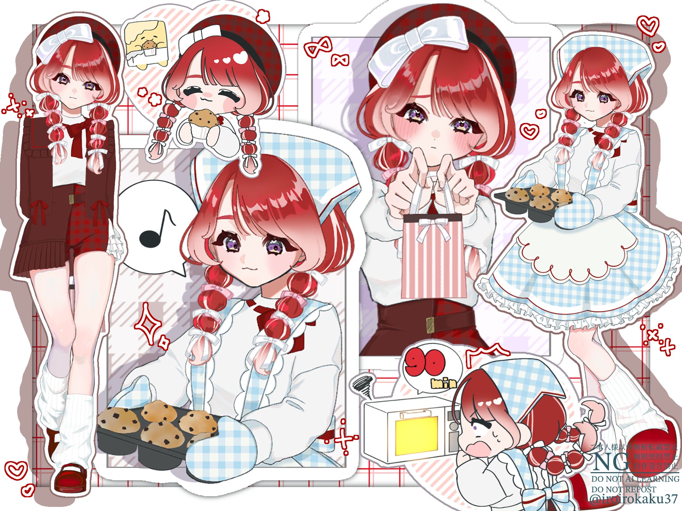 FA(衣装捏造) 早乙女ベリー バレンタインイラスト-1