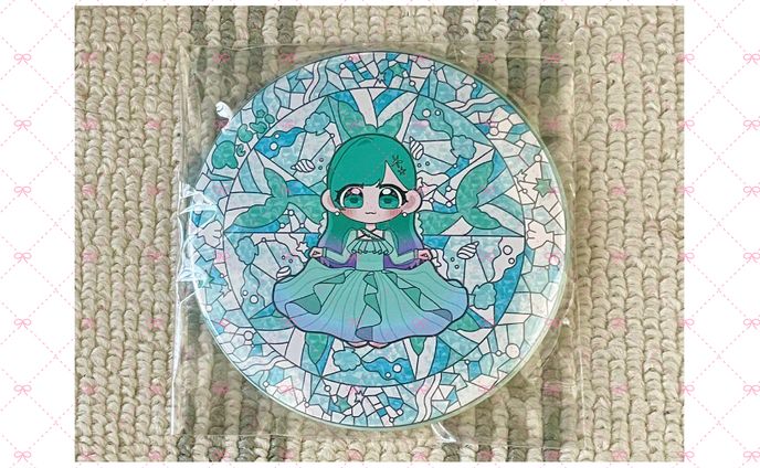 海姫てちさん アクリルコースターイラスト