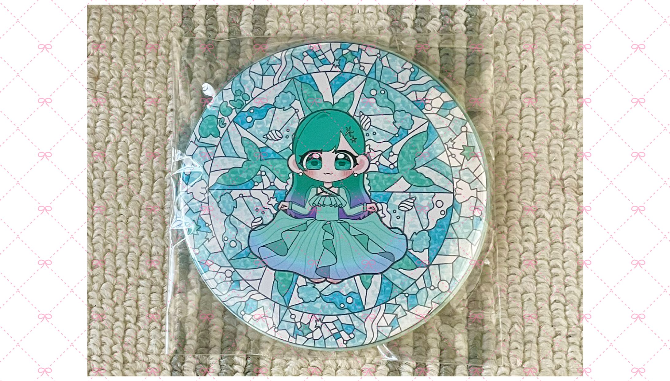 海姫てちさん アクリルコースターイラスト-1