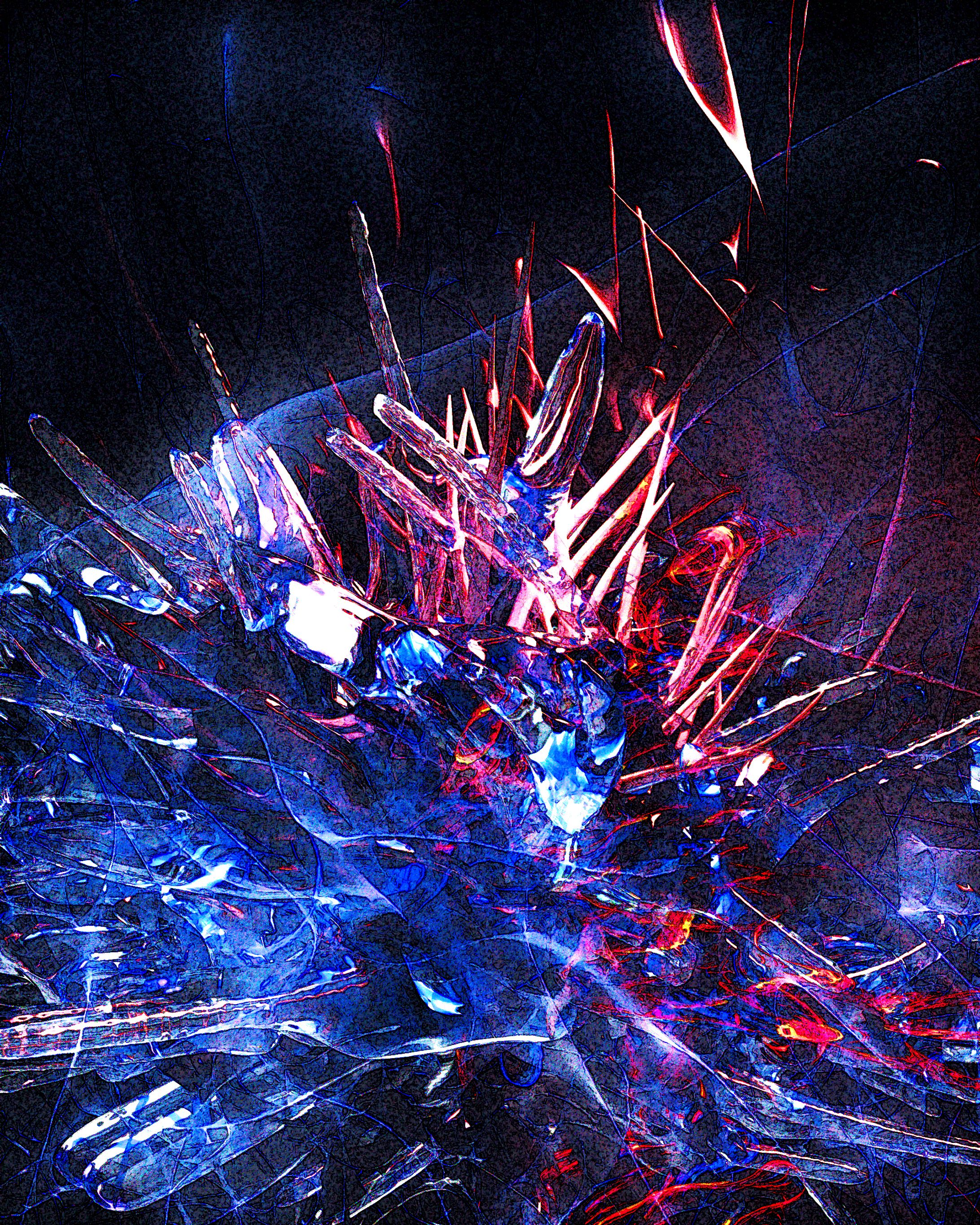赤い侵入-visual art-1