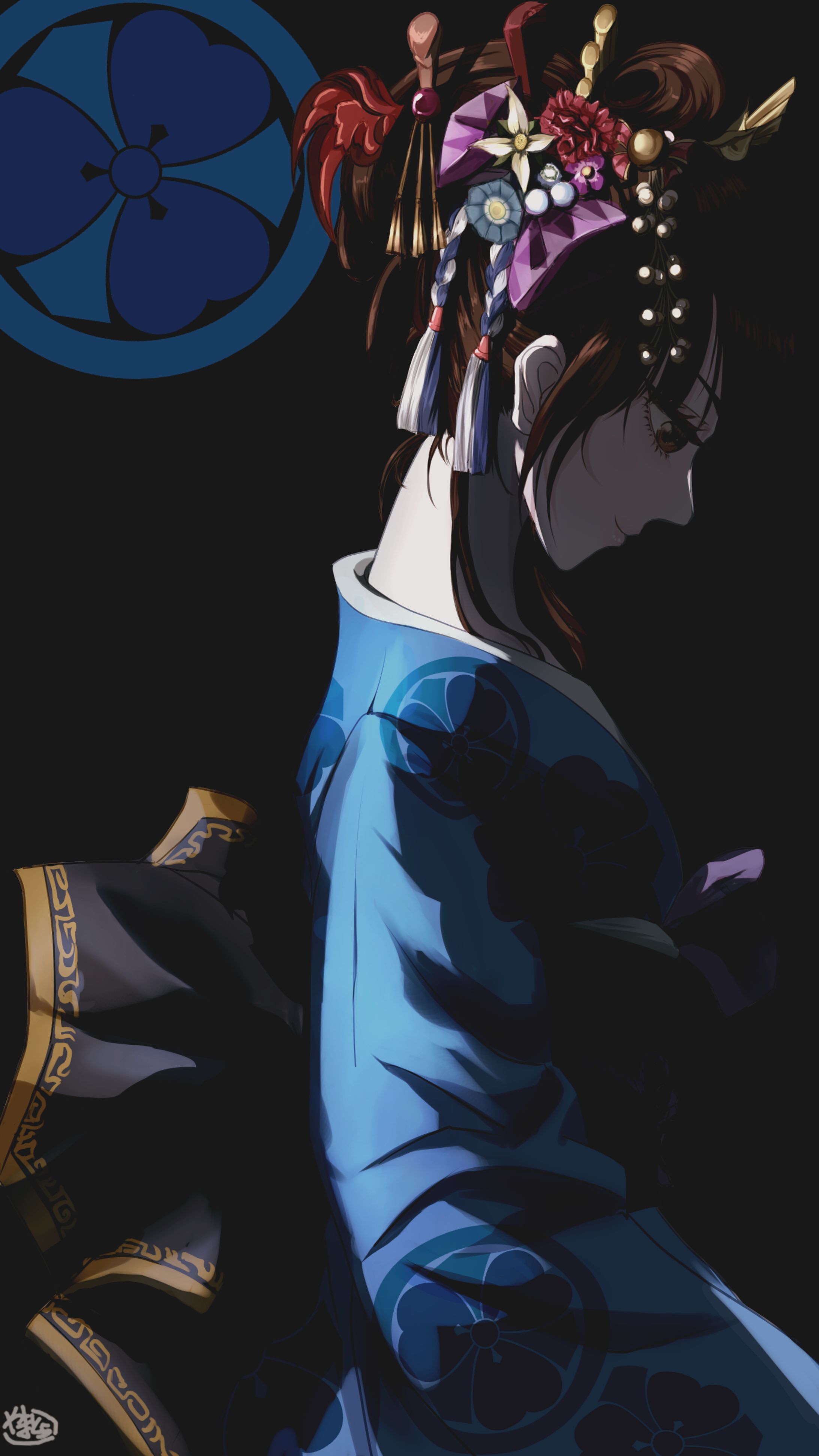 着物女子-1