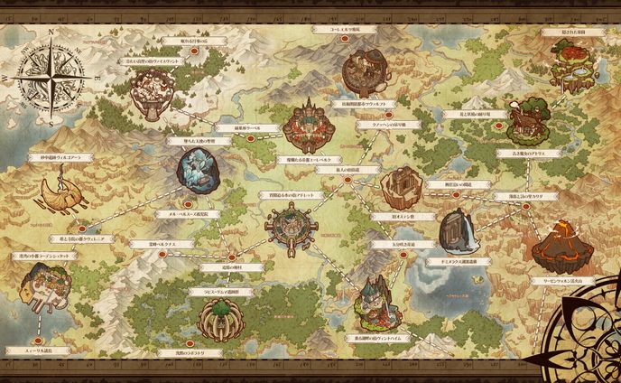 ファンタジー地図