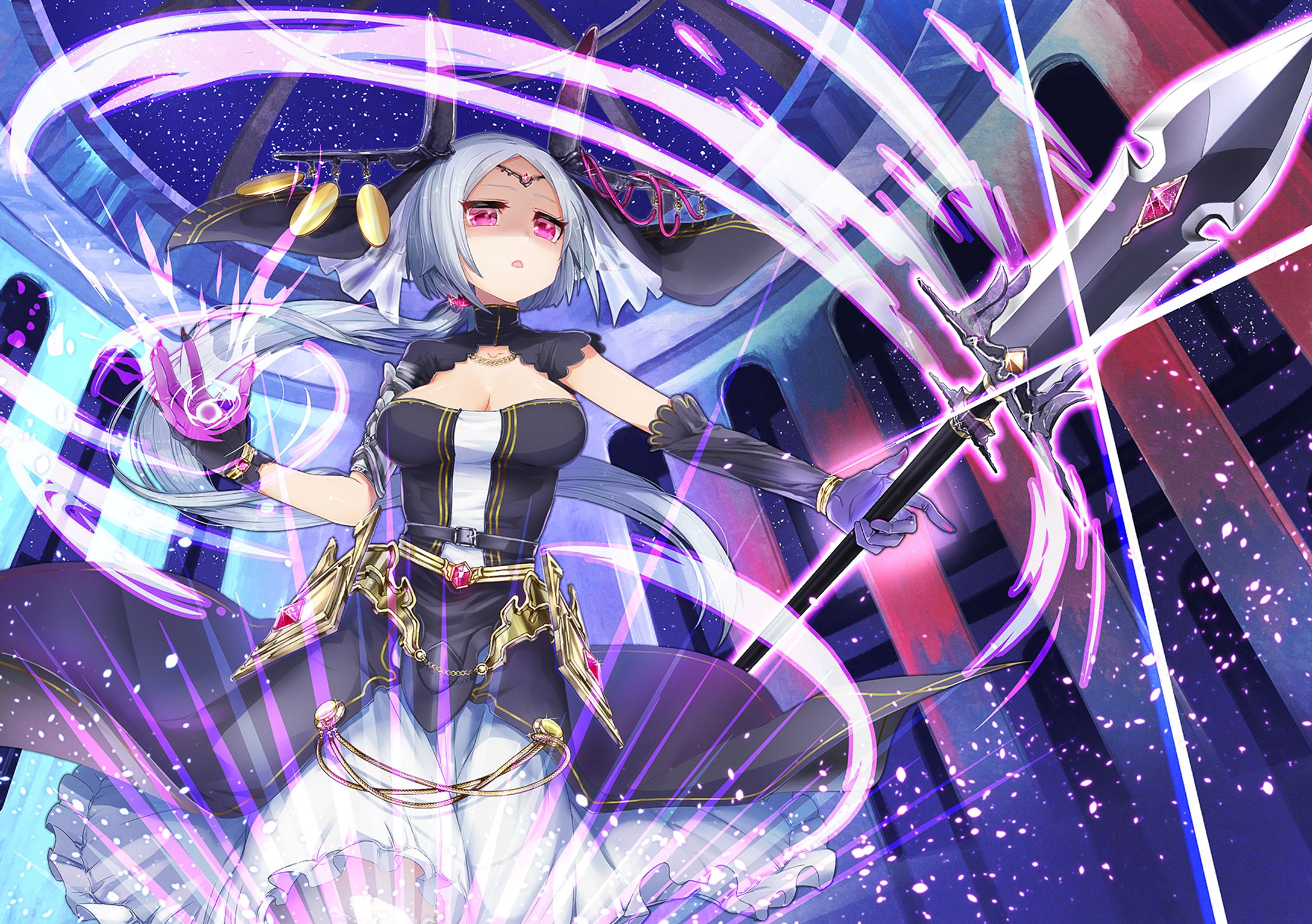 【オリジナル】闇属性の槍使い-1