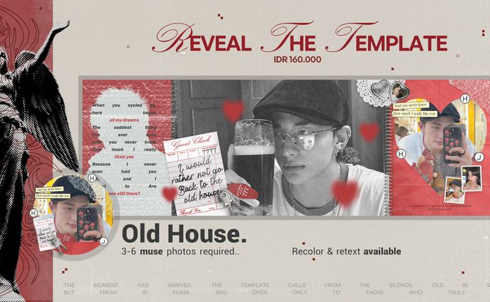 Template Layout: Heartbreak Series.