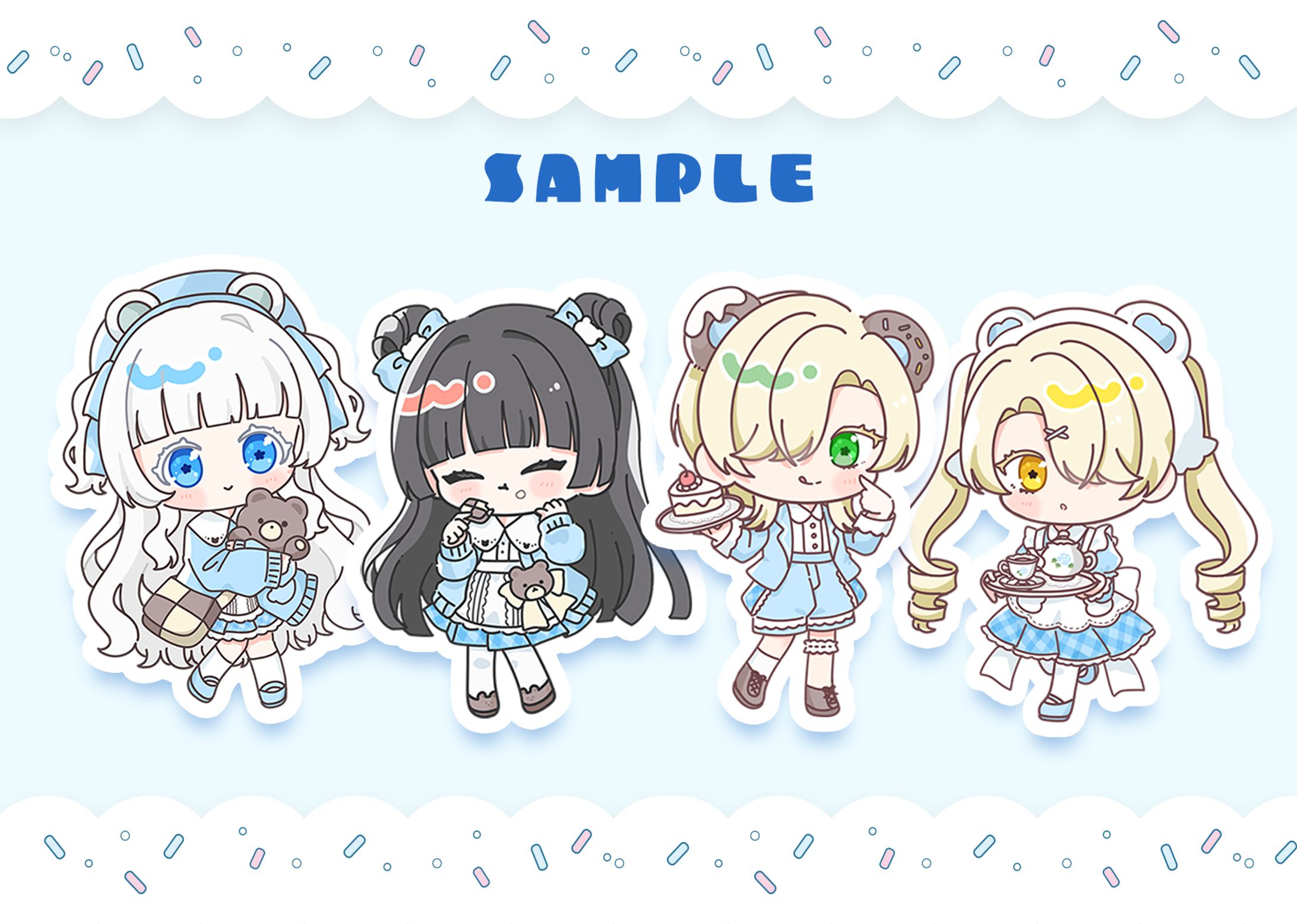 【デフォルメイラスト】sample-1