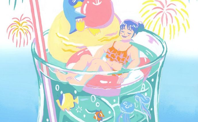 クリームソーダ・バケーション
cream soda vacation

2023/7/14完成
制作時間:8時間程度
サイズ:200×200mm
画材:アクリルガッシュ、インクジェット、CLIP STUDIO PAINT/maruman画用紙

 #イラスト  #イラストレーション  #イラストグラム  #いらすとぐらむ  #アクリルガッシュ  #ターナー色彩  #アナログイラスト  #クリームソーダ  #海  #バケーション  #オリジナルイラスト  #illustration  #illustgram  #creamsoda  #acrylicgouache  #acrylicpainting  #analogillustration  #originalillustration  #sea  #summer  #夏