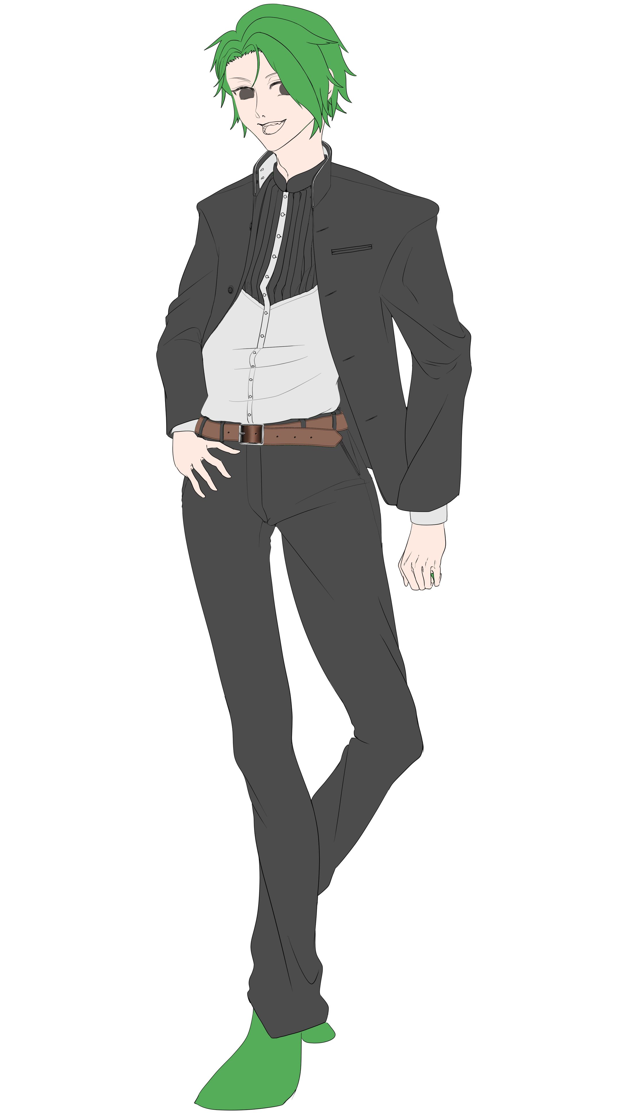 OCデザイン立ち絵ラフ-1